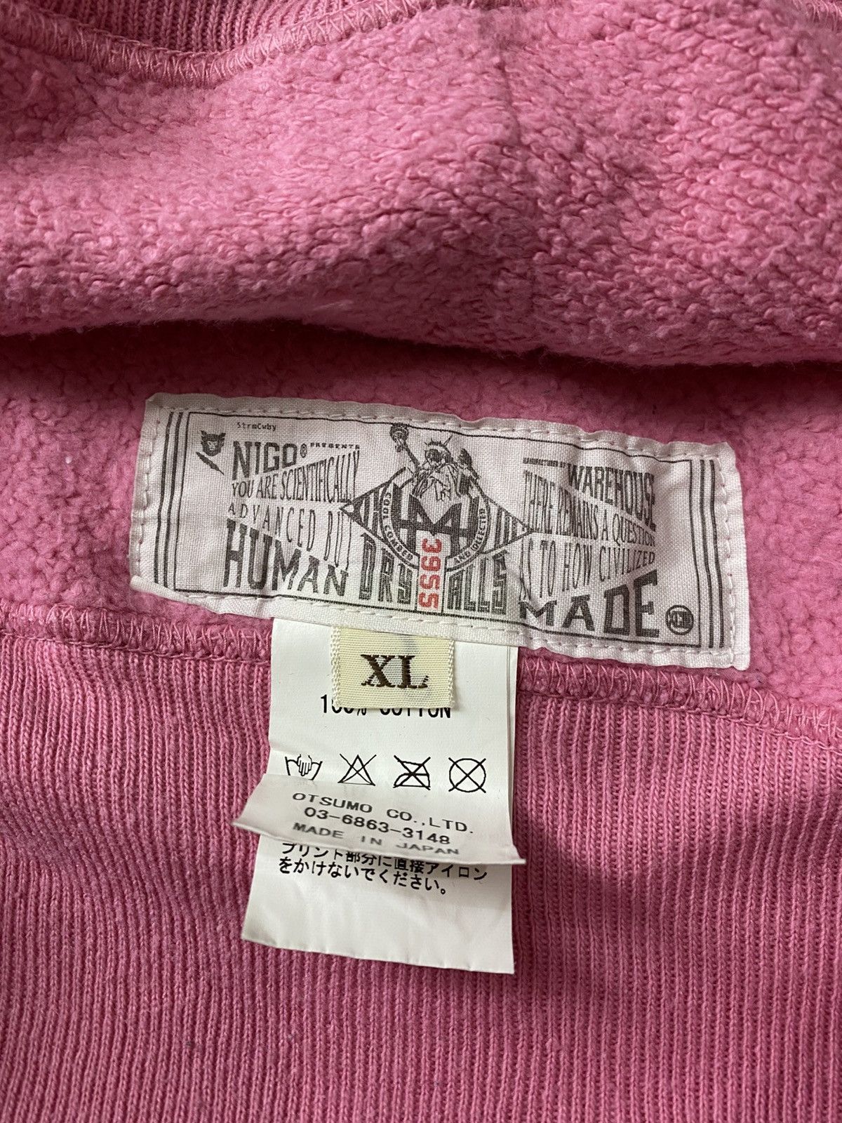 Human Made RARE HUMAN MADE PINK HOODIE. Size US XL / EU 56 / 4 - 9 Thumbnail