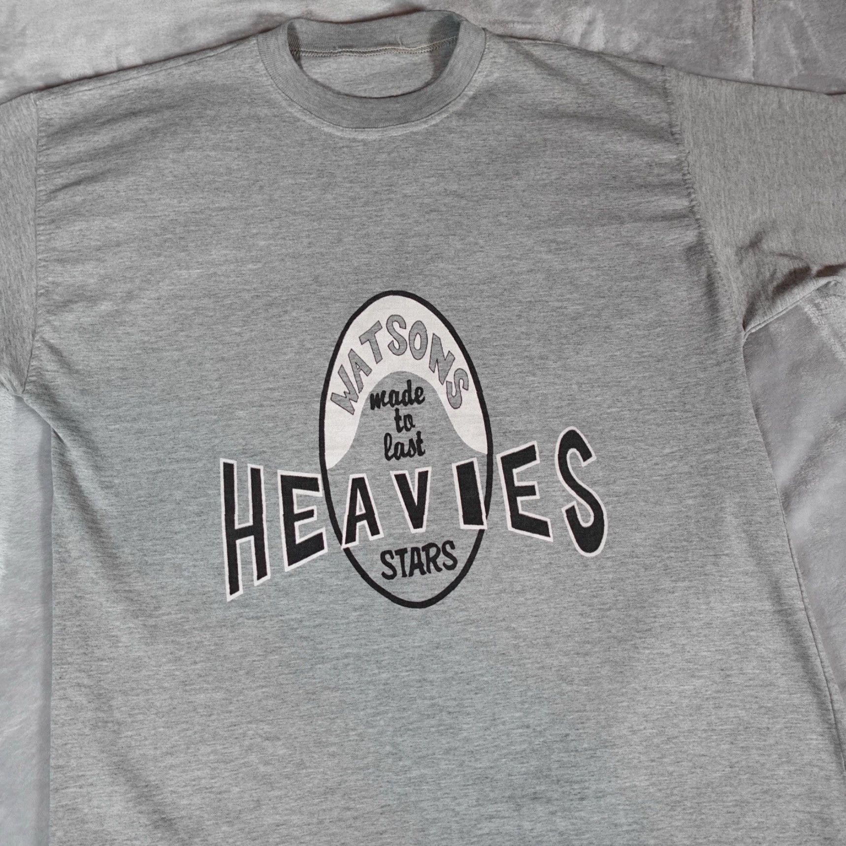 Vintage VINTAGE Watson Heavies 90s Graphic Print Crewneck T-Shirt Mens Large Gray Size US L / EU 52-54 / 3 - 2 Thumbnail