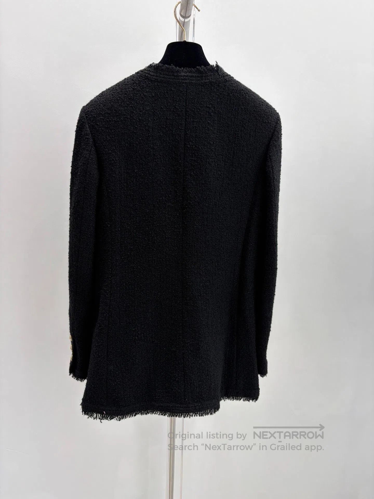 Chanel Chanel Black Gold Button Four Pocket Coat. Size S / US 4 / IT 40 - 2 Thumbnail