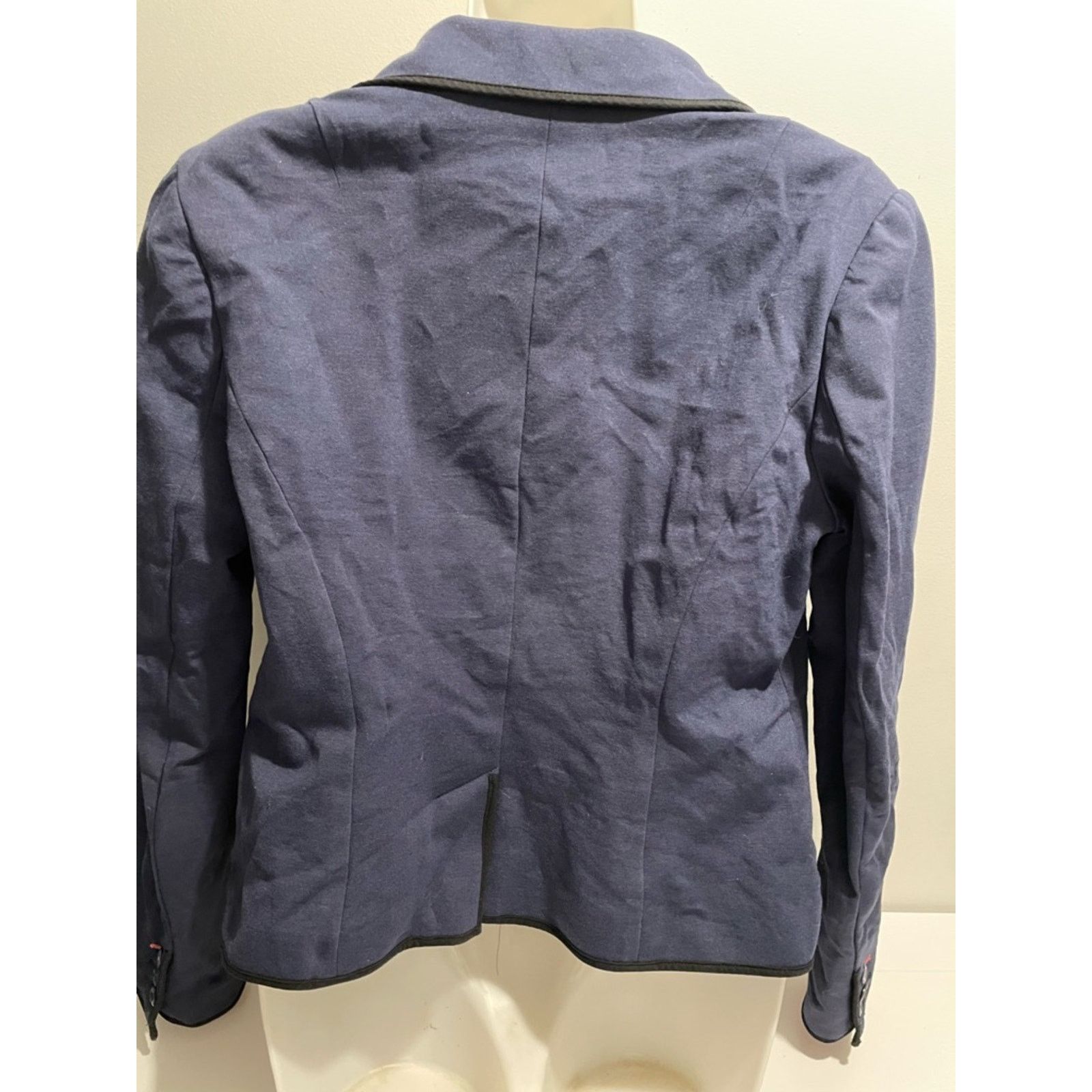 Boden Boden Size 10R Navy Fully Lined Blazer Black Piping Floral Size M / US 6-8 / IT 42-44 - 2 Thumbnail