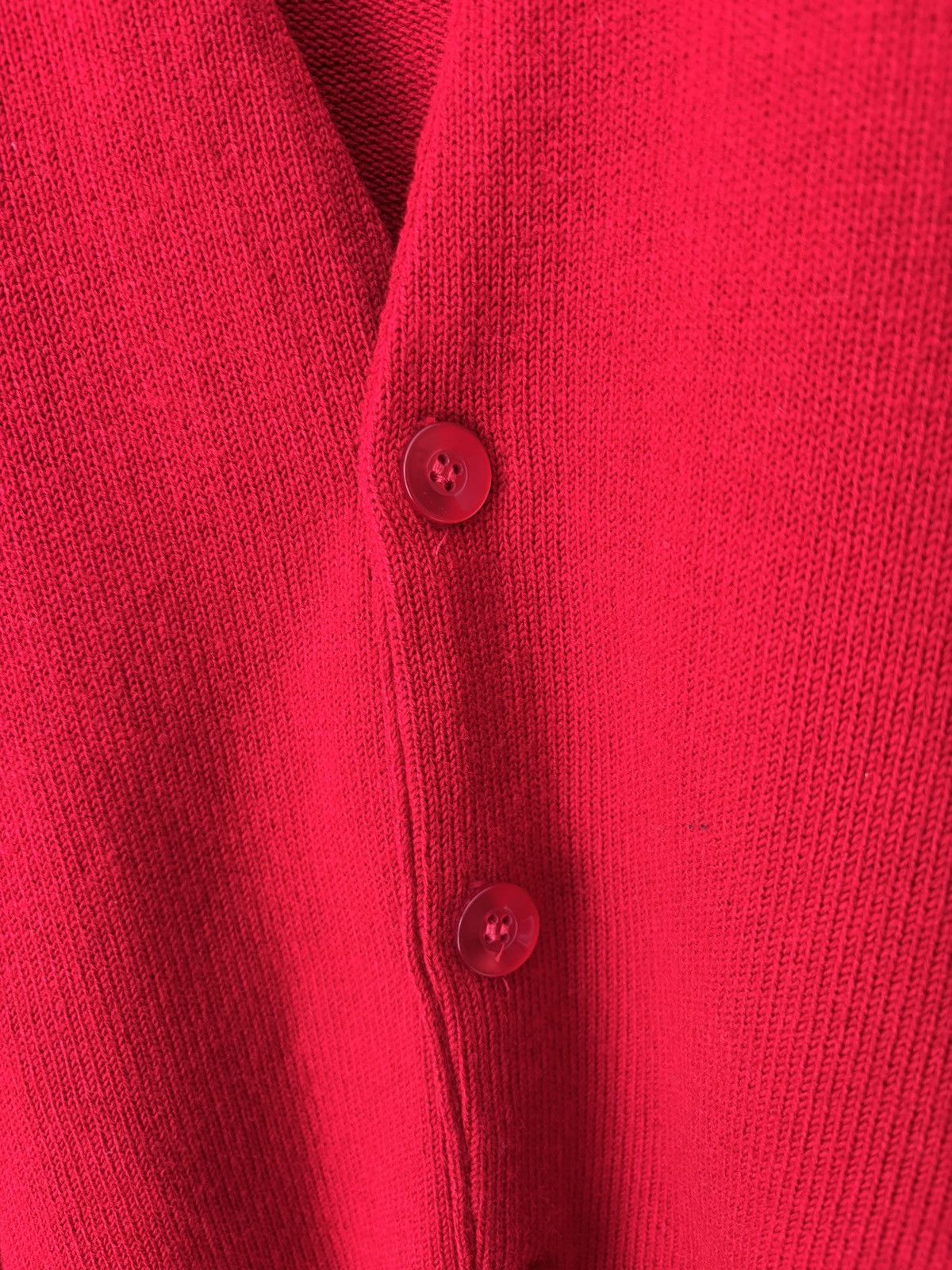 Vintage Vintage Red Cardigan Cobain Sweater Grunge Size US XXL / EU 58 / 5 - 6 Thumbnail