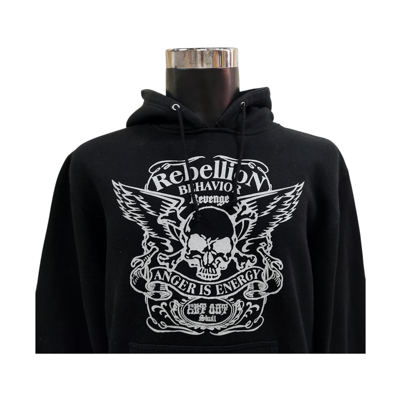 If Six Was Nine × Japanese Brand OXFAM Rebellion Anger Skulls Punk Hoodie Sweatshirt Size US L / EU 52-54 / 3 - 2 Thumbnail