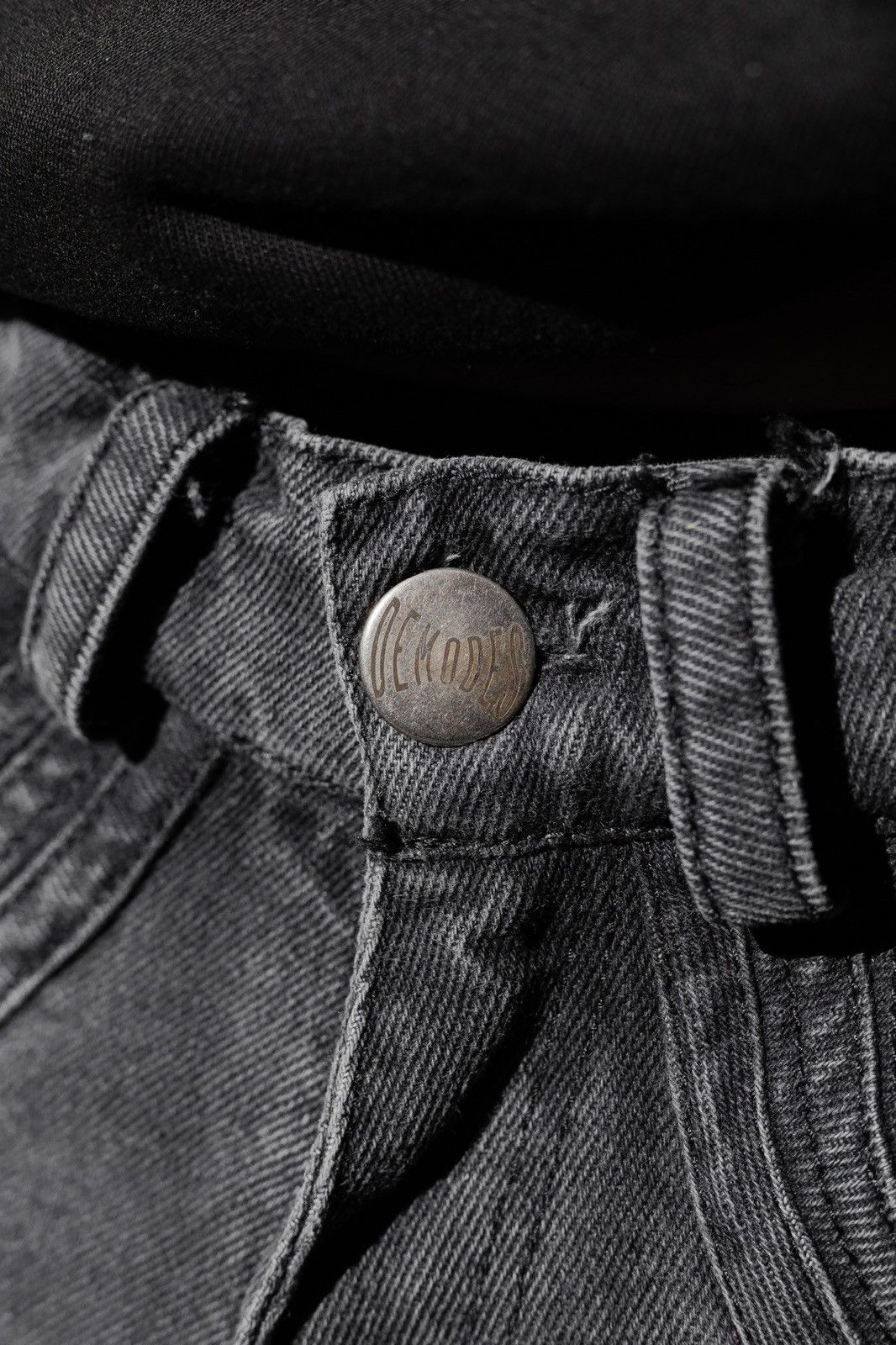 Designer × Vintage Washed Grey Denim Pants by DEMODES Size US 34 / EU 50 - 7 Thumbnail