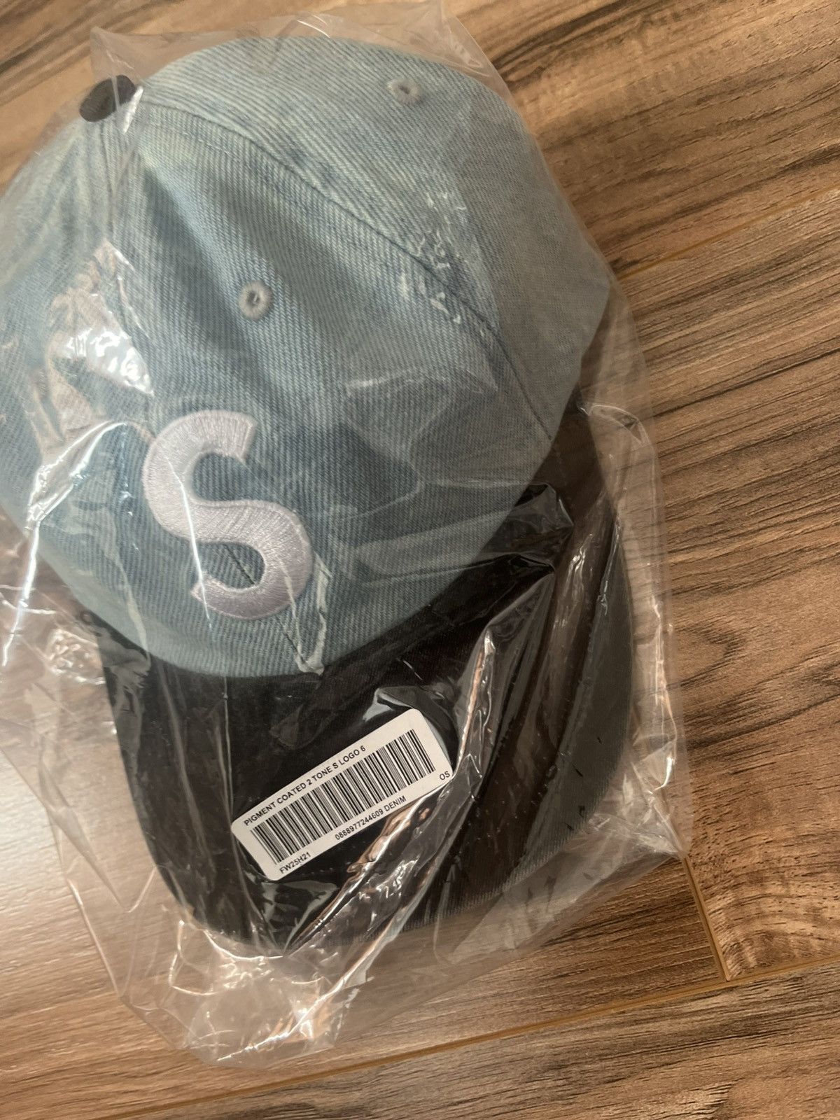 Supreme Supreme Pigment Coated 2-Tone S Logo 6-Panel Size ONE SIZE - 4 Thumbnail
