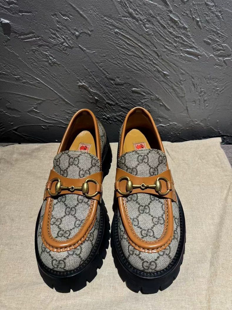 Gucci Gucci Thick Soled Loafers with Embroidery-2506 Size US 5 / IT 35 - 4 Thumbnail