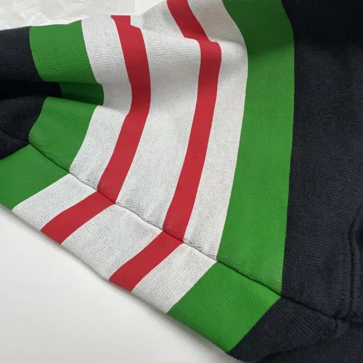 Gucci Gucci Gucci Black Logo Hoodie with Stripes -2506 Size US S / EU 44-46 / 1 - 7 Thumbnail