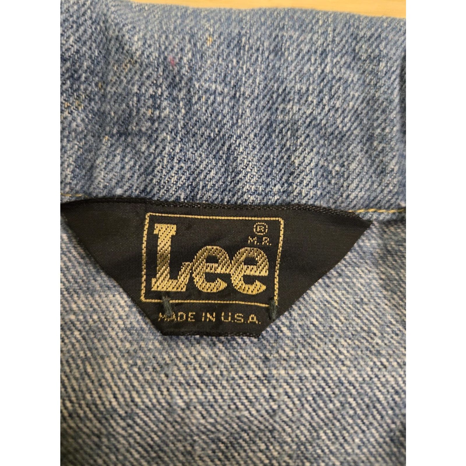 Lee VINTAGE Lee Jacket Womens Small Blue Denim Trucker Made USA Button Western 90s Size M / US 6-8 / IT 42-44 - 4 Thumbnail