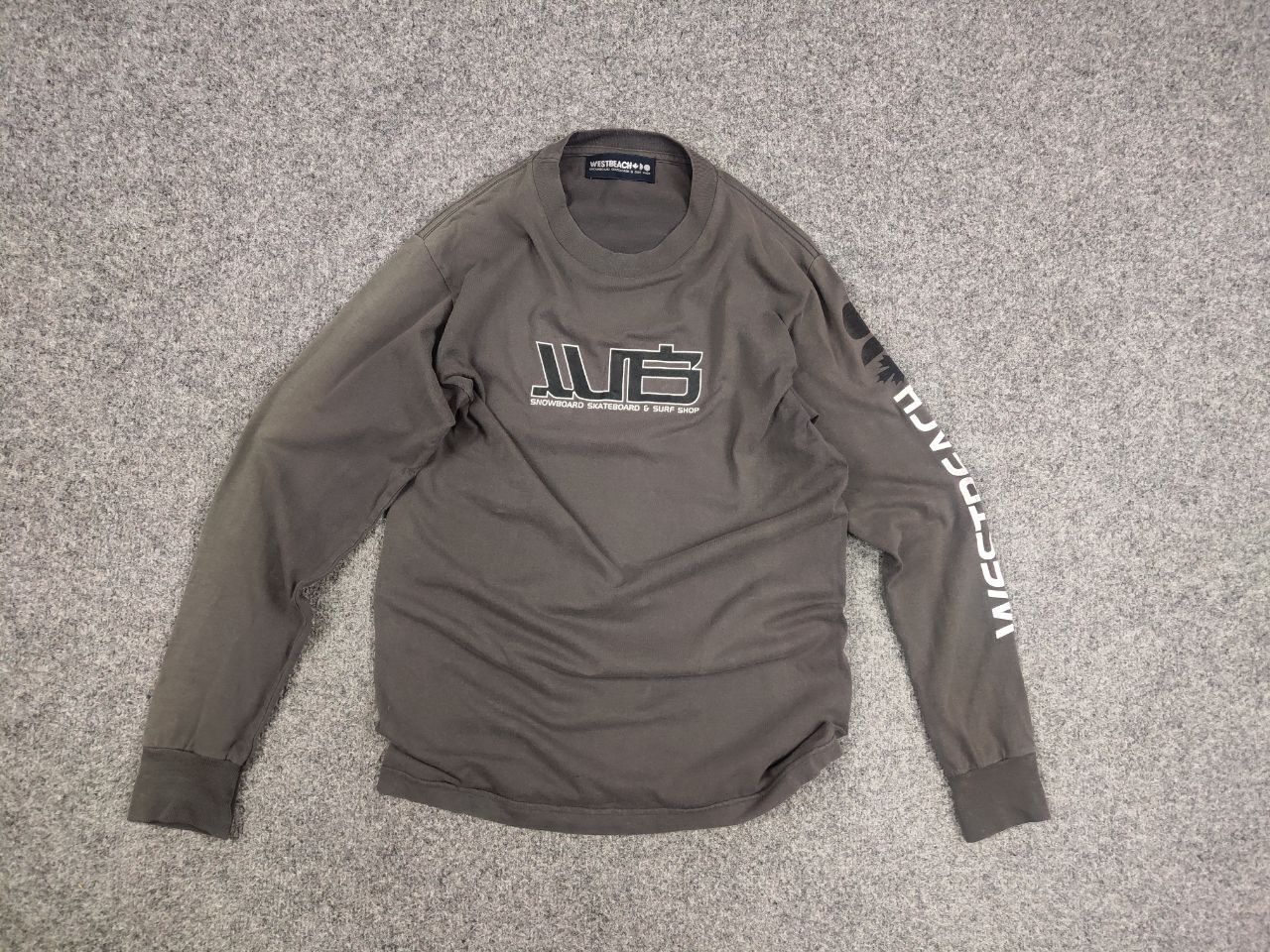 Westbeach Vintage Westbeach Skateboard Surf Graphic Faded long sleeve Size US S / EU 44-46 / 1 - 8 Thumbnail
