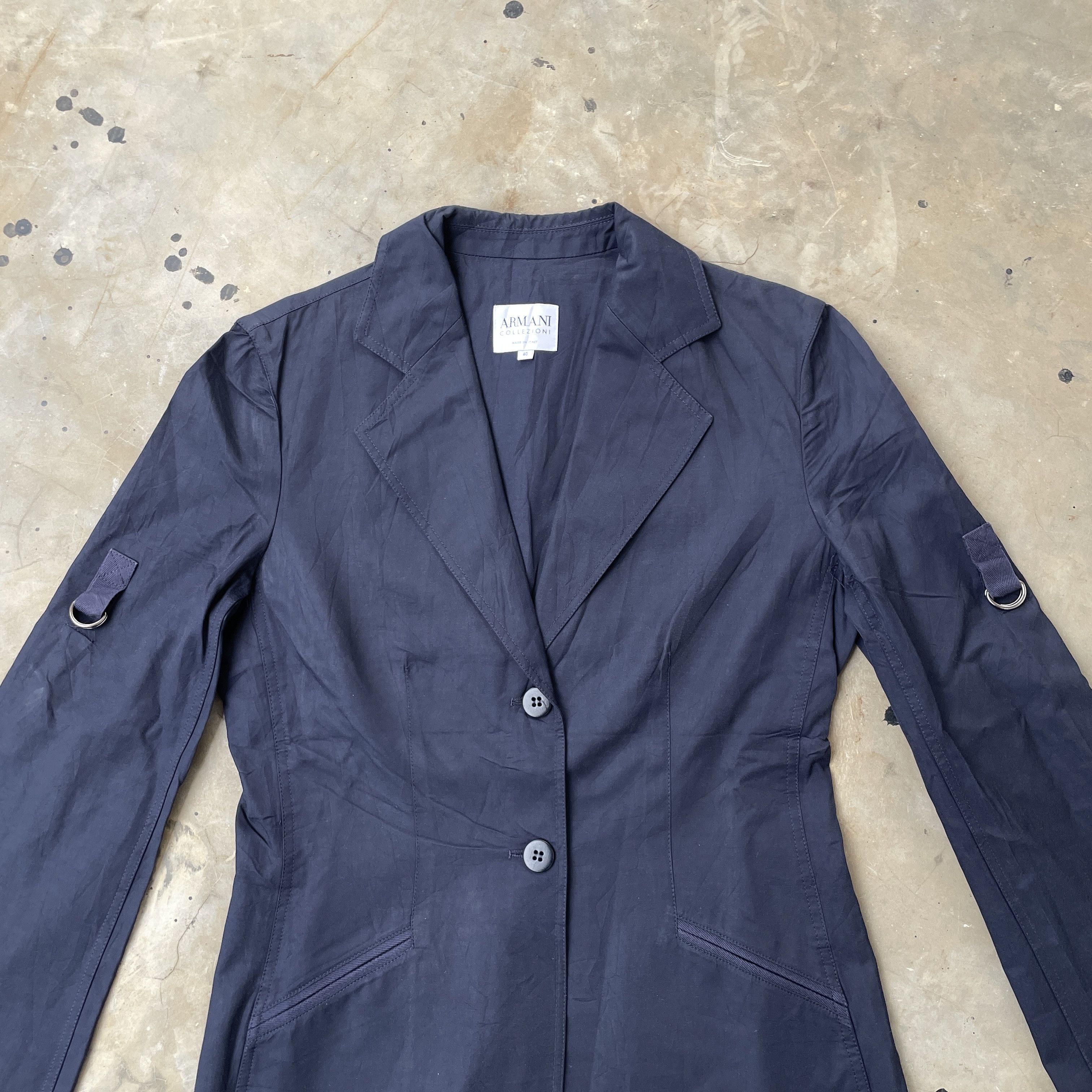 Armani Collezioni Vintage Armani Collezioni Blazer Tailored Suit Jacket Size M / US 6-8 / IT 42-44 - 2 Thumbnail