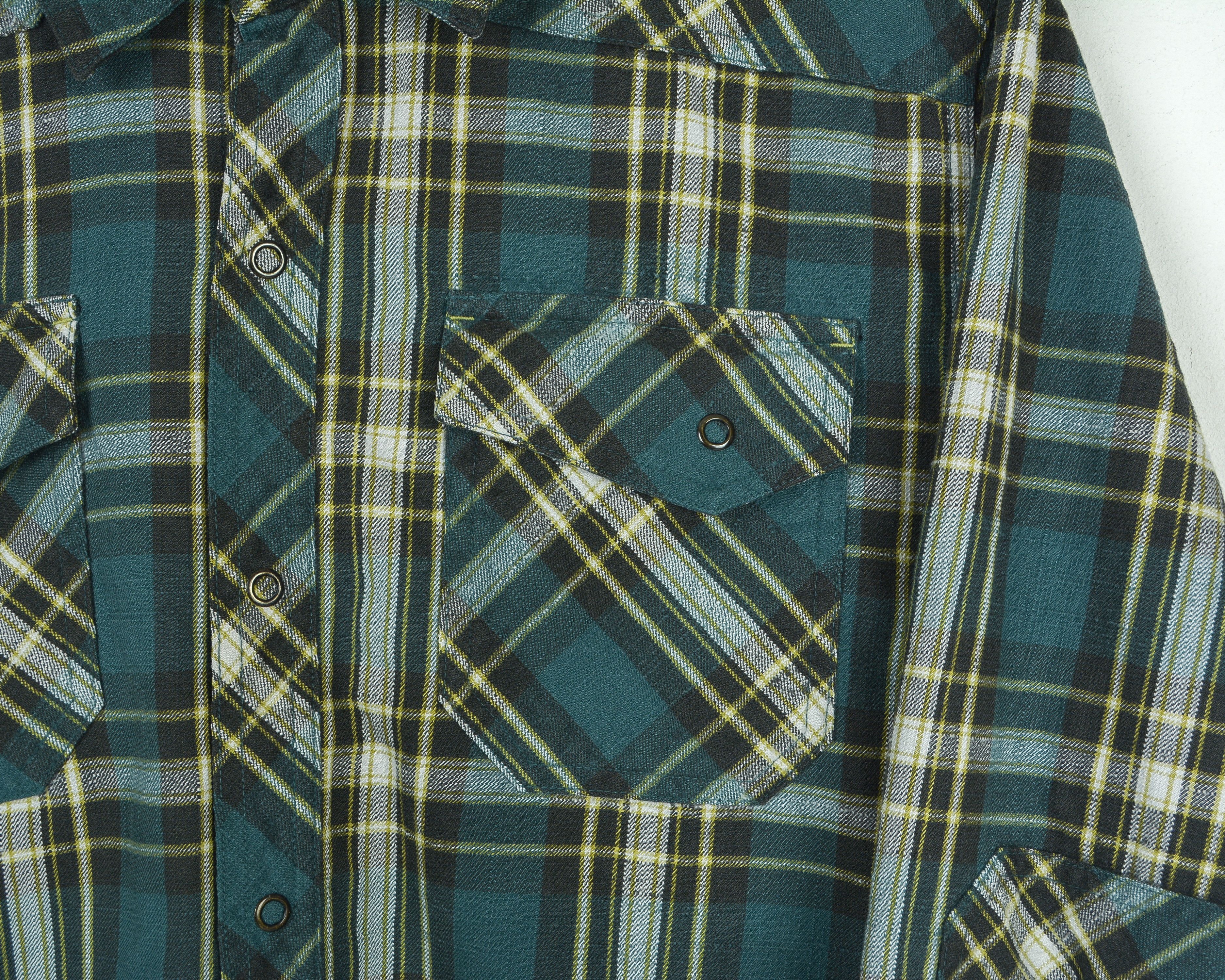 L.L. Bean L Wool Blend Flannel Over Shirt Tartan Plaid Long Sleeve Size US L / EU 52-54 / 3 - 7 Thumbnail