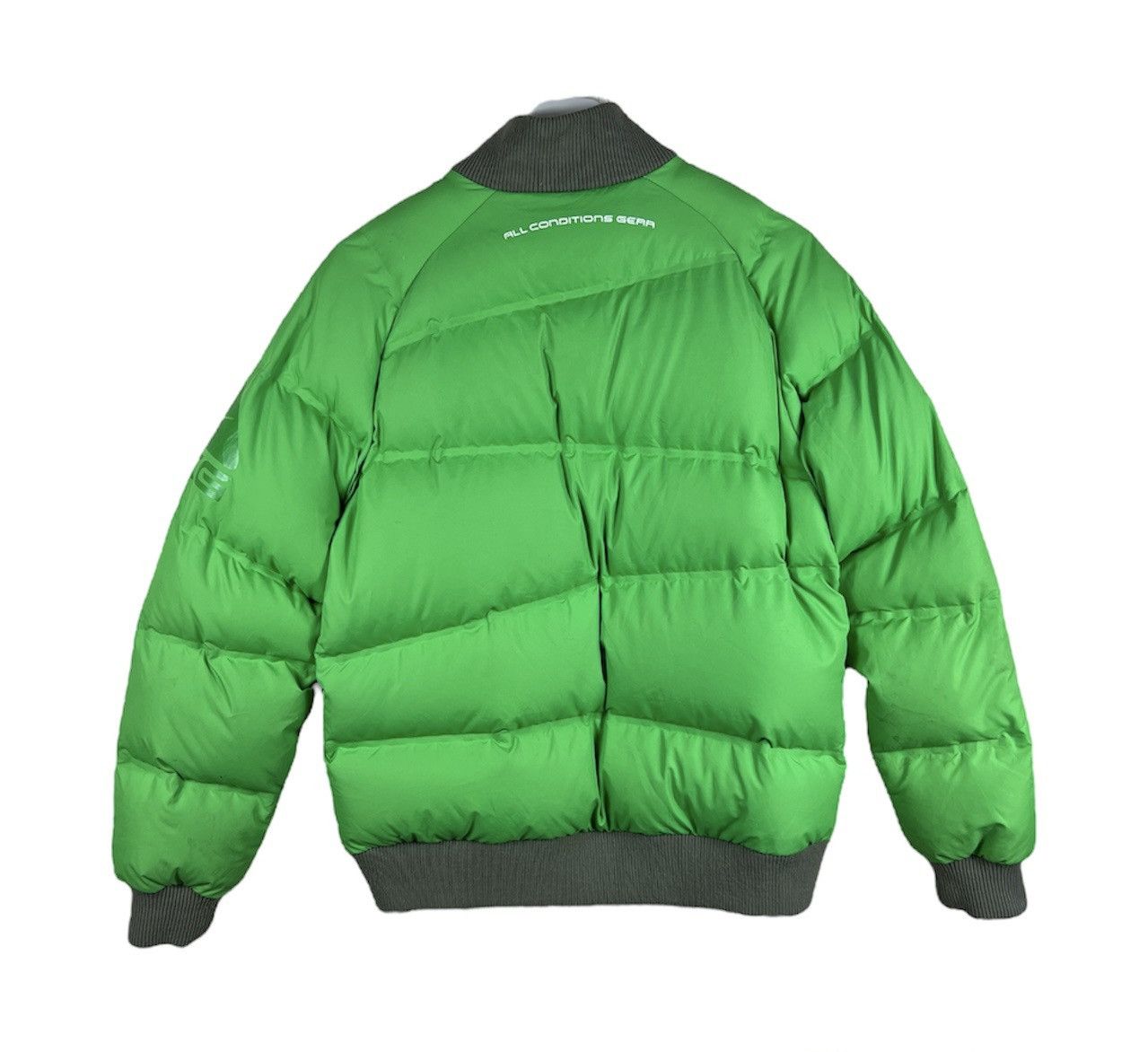 Nike ACG Vintage Nike ACG neon green y2k puffer goose down jacket Size US M / EU 48-50 / 2 - 2 Thumbnail
