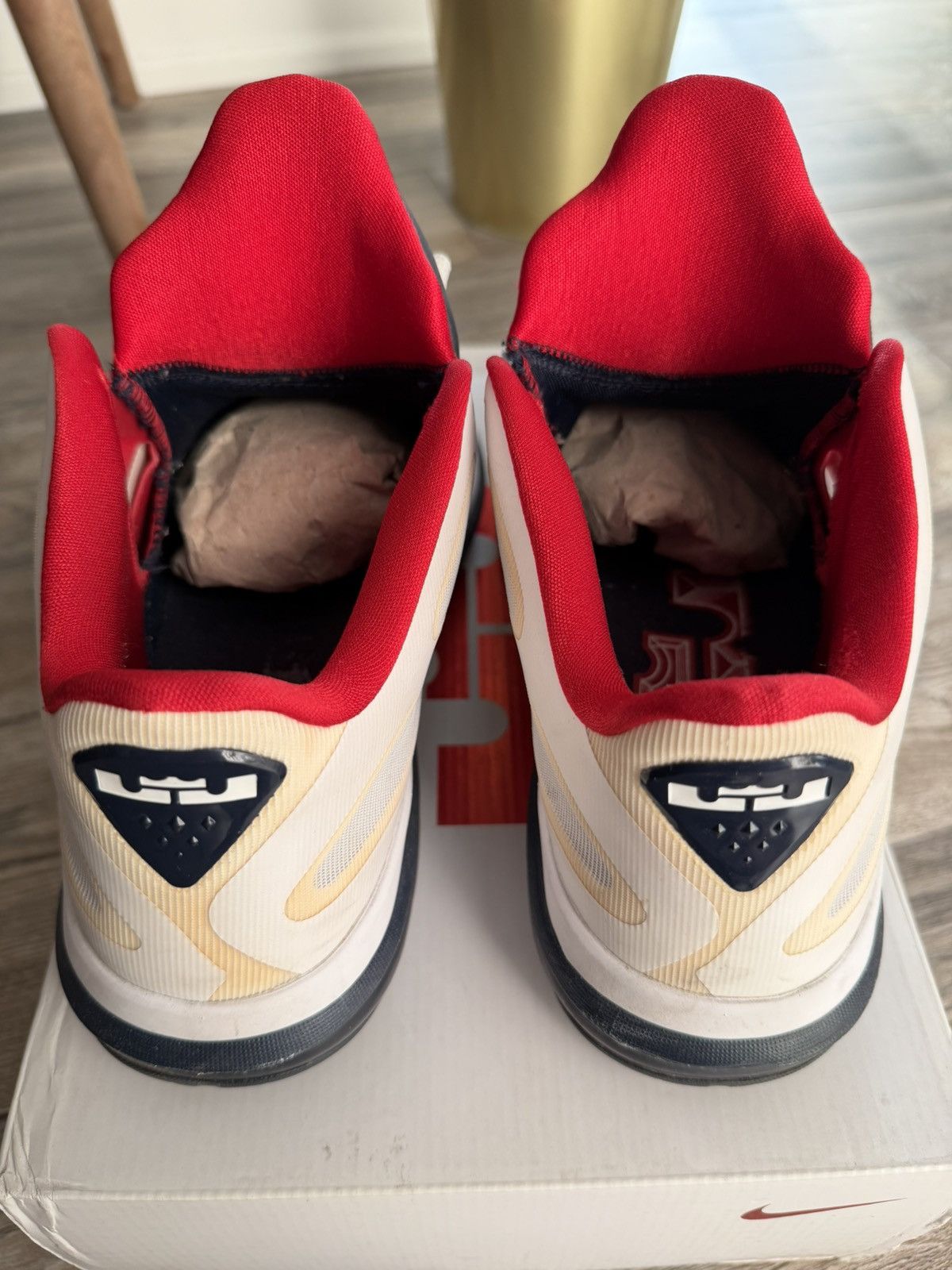 Nike Nike Air Lebron 9 Low Olympics USA size 10 Size US 10 / EU 43 - 5 Thumbnail