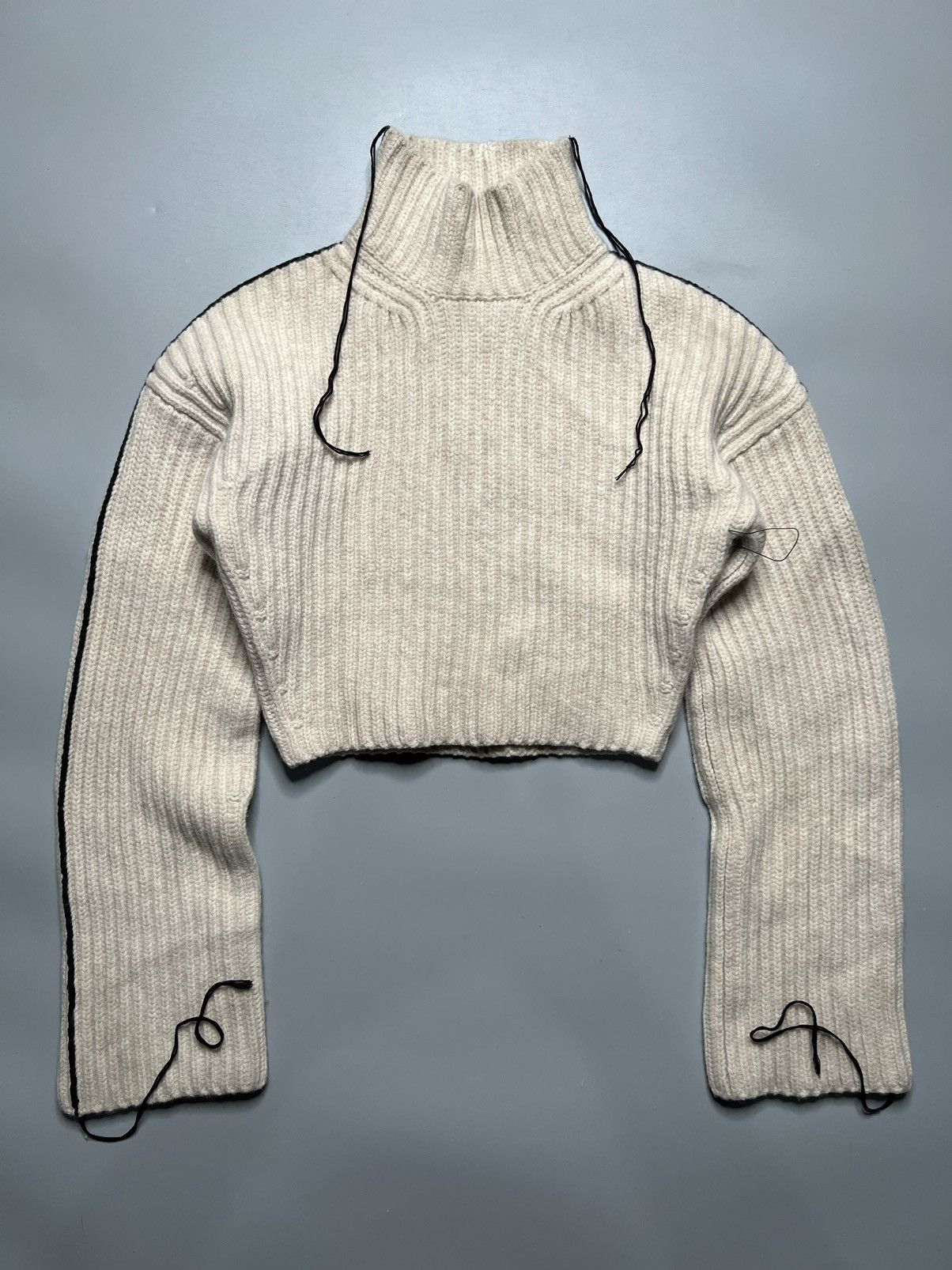 Acne Studios Acne Studios PAW21 “SAMPLE” Kabril Knit Crop Sweater Size S / US 4 / IT 40 - 1 Thumbnail