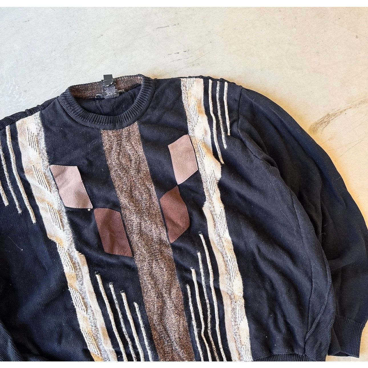 Vintage y2k coogi style patterned sweater Size US XL / EU 56 / 4 - 2 Thumbnail