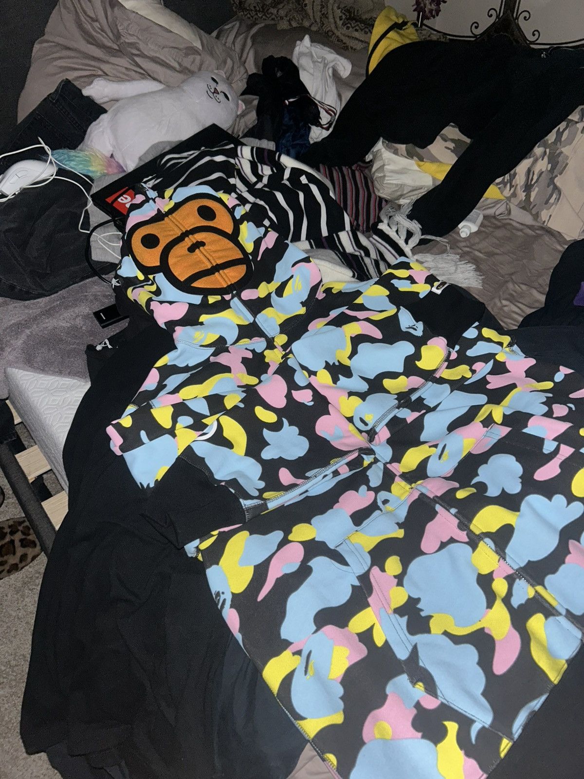 Bape Bape Baby Milo Zip Up Size US XL / EU 56 / 4 - 2 Thumbnail