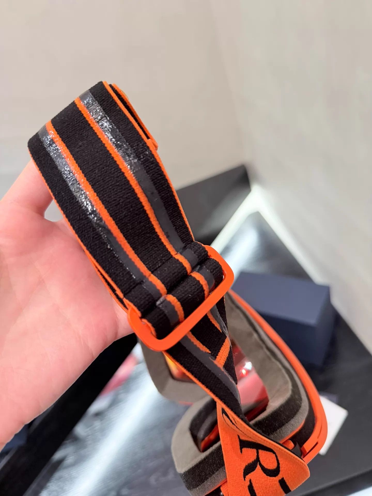 Dior Dior Black Frame Orange Lens Snow Goggles Size ONE SIZE - 3 Thumbnail