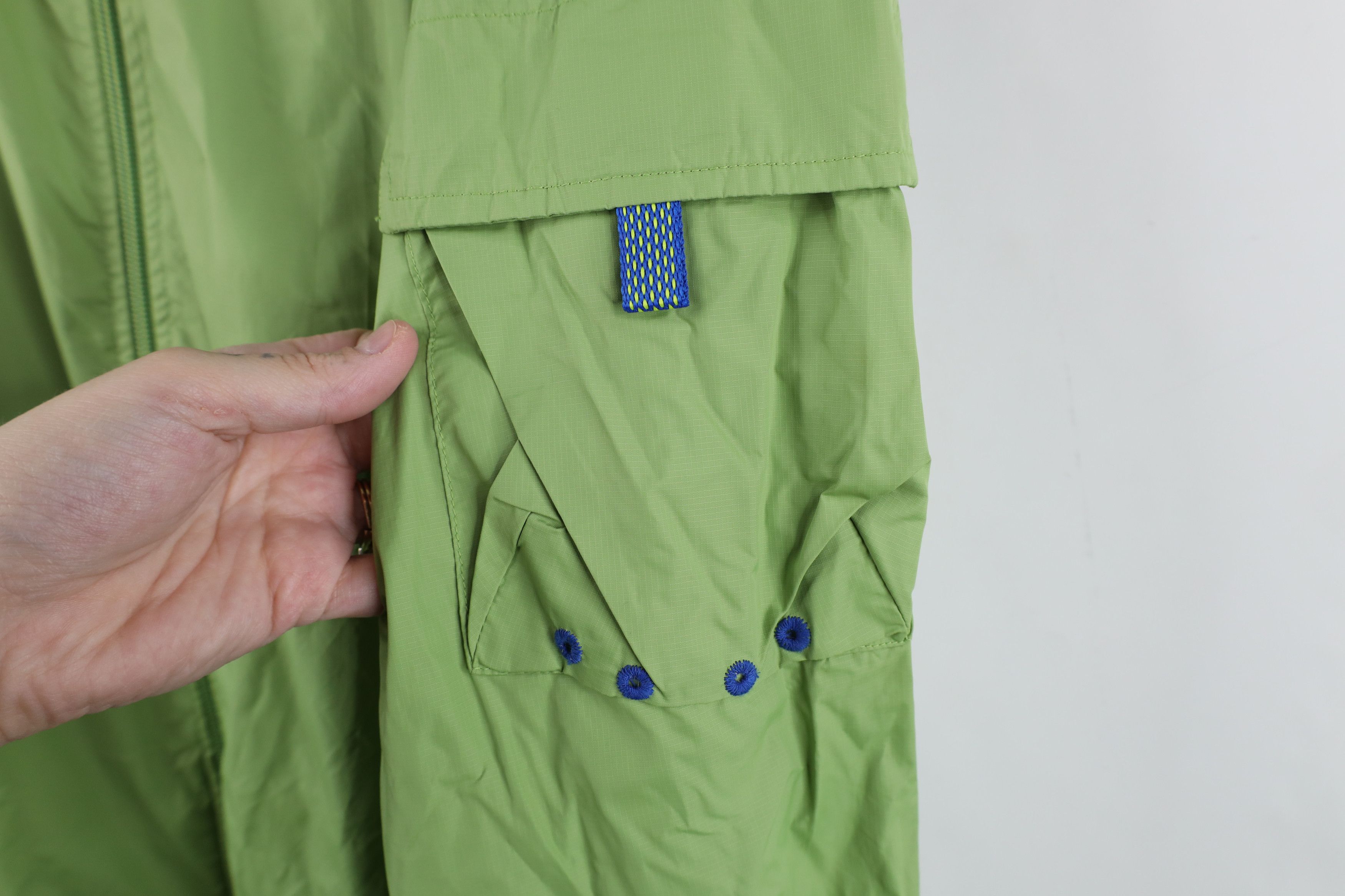 Gap Vintage Gap Packable Hooded Windbreaker Rain Jacket Lime Size US XXL / EU 58 / 5 - 4 Thumbnail