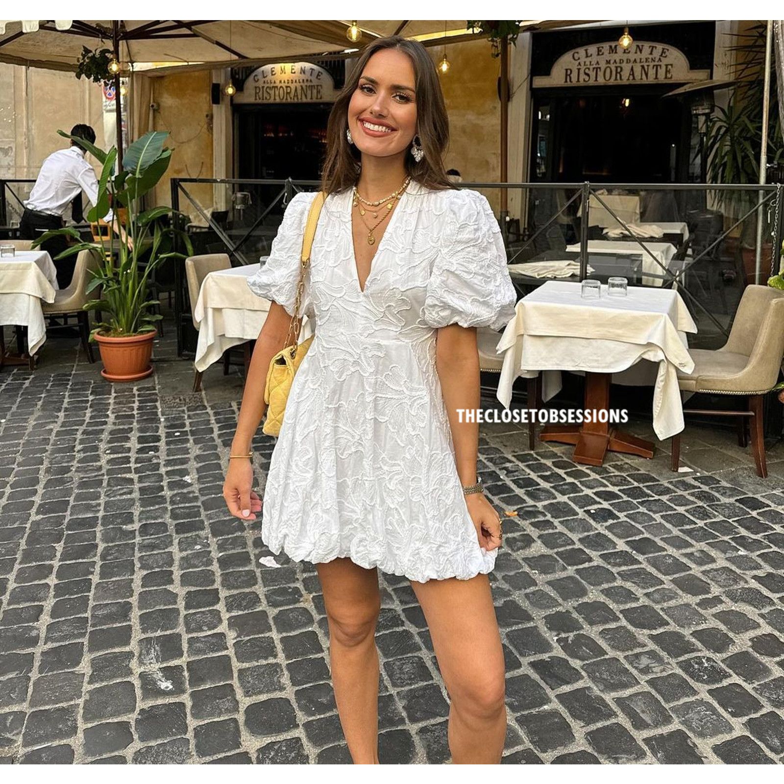 Zara RARE!!! ZARA BLOGGER FAVE!!! Balloon Hem Mini Dress NWT Size L / US 10 / IT 46 - 7 Thumbnail