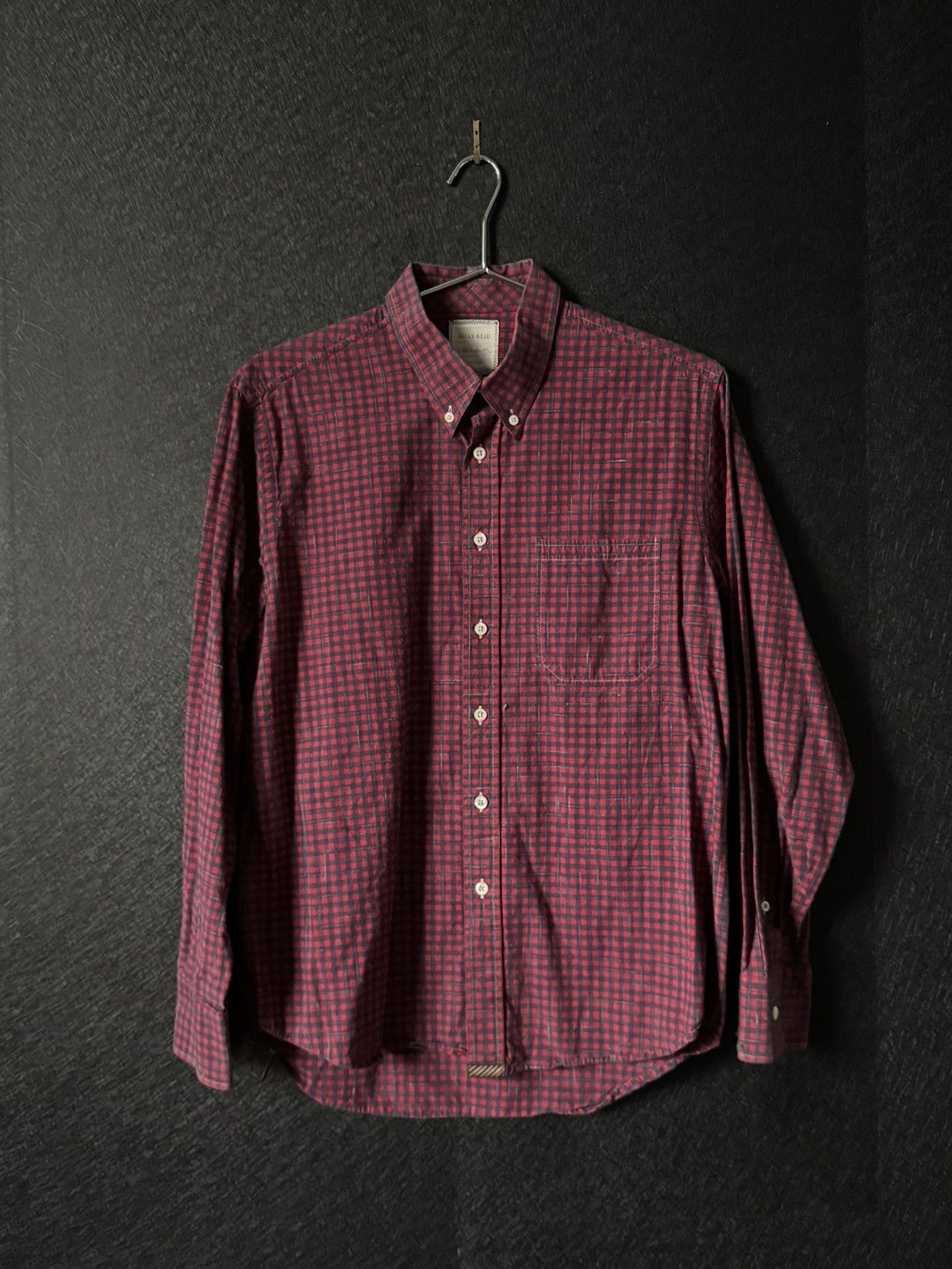 Billy Reid Billy Reid Tuscumbia Small Checkered Cotton Button-Up Size US M / EU 48-50 / 2 - 1 Thumbnail