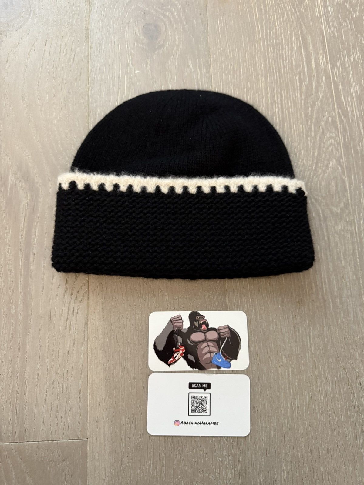 Chanel Chanel Cashmere CC Beanie Size ONE SIZE - 3 Thumbnail