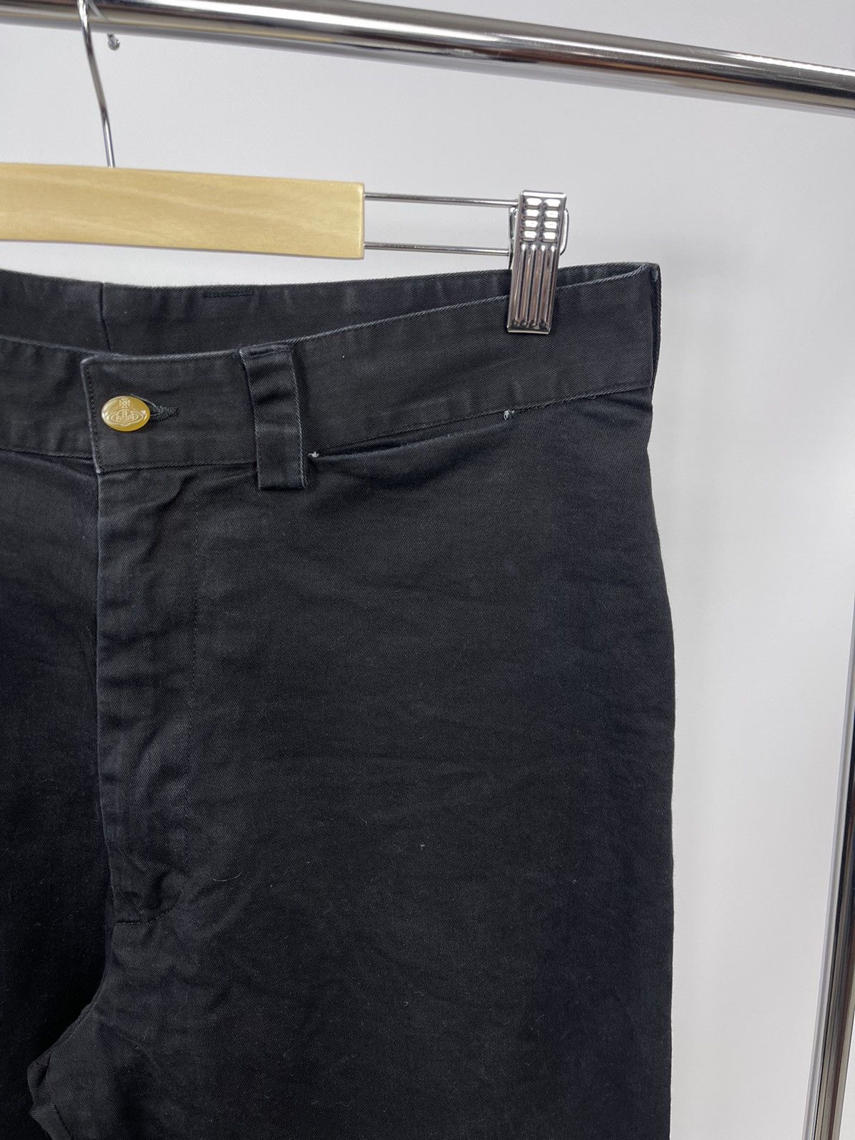 Vivienne Westwood Vivienne Westwood Men London Pants 97% Cotton Black Size 50 Size US 33 - 2 Thumbnail