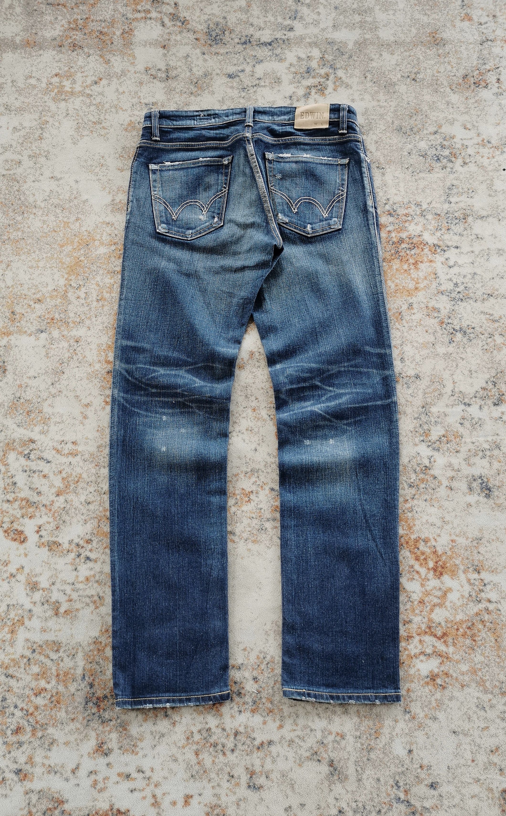 Edwin Avantgarde Edwin Distressed Slim Jeans Size US 32 / EU 48 - 2 Thumbnail