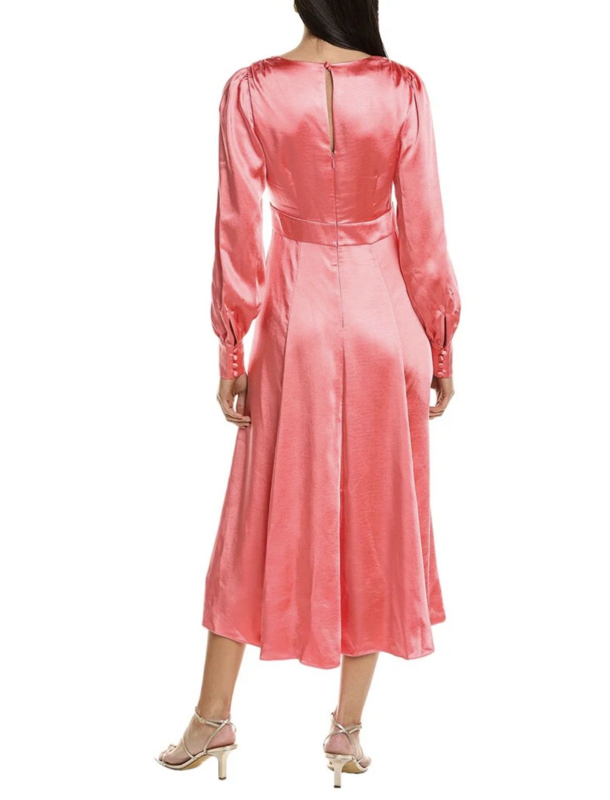 Ted Baker TED BAKER DANIIA WAISTED MIDICORAL DRESS WITH SIZE TB 0/US 4 Size XS / US 0-2 / IT 36-38 - 4 Thumbnail
