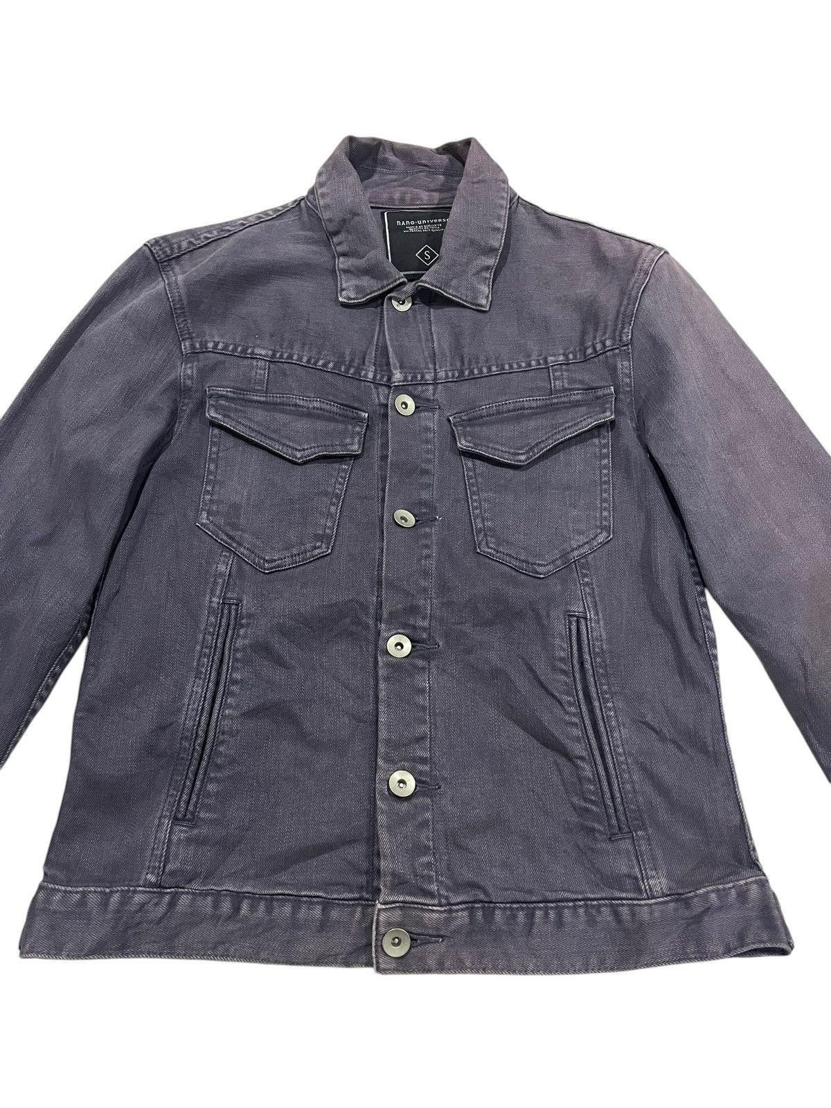 NANO universe Vintage Japanese Brand Nano Universe Trucker Denim Jacket Size US S / EU 44-46 / 1 - 1 Thumbnail