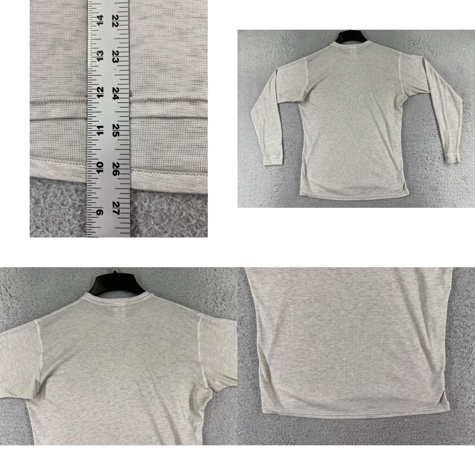 Patagonia Patagonia Shirt Adult Medium Gray Capilene Baselayer Long Sleeve Made USA Poly Size M / US 6-8 / IT 42-44 - 9 Thumbnail