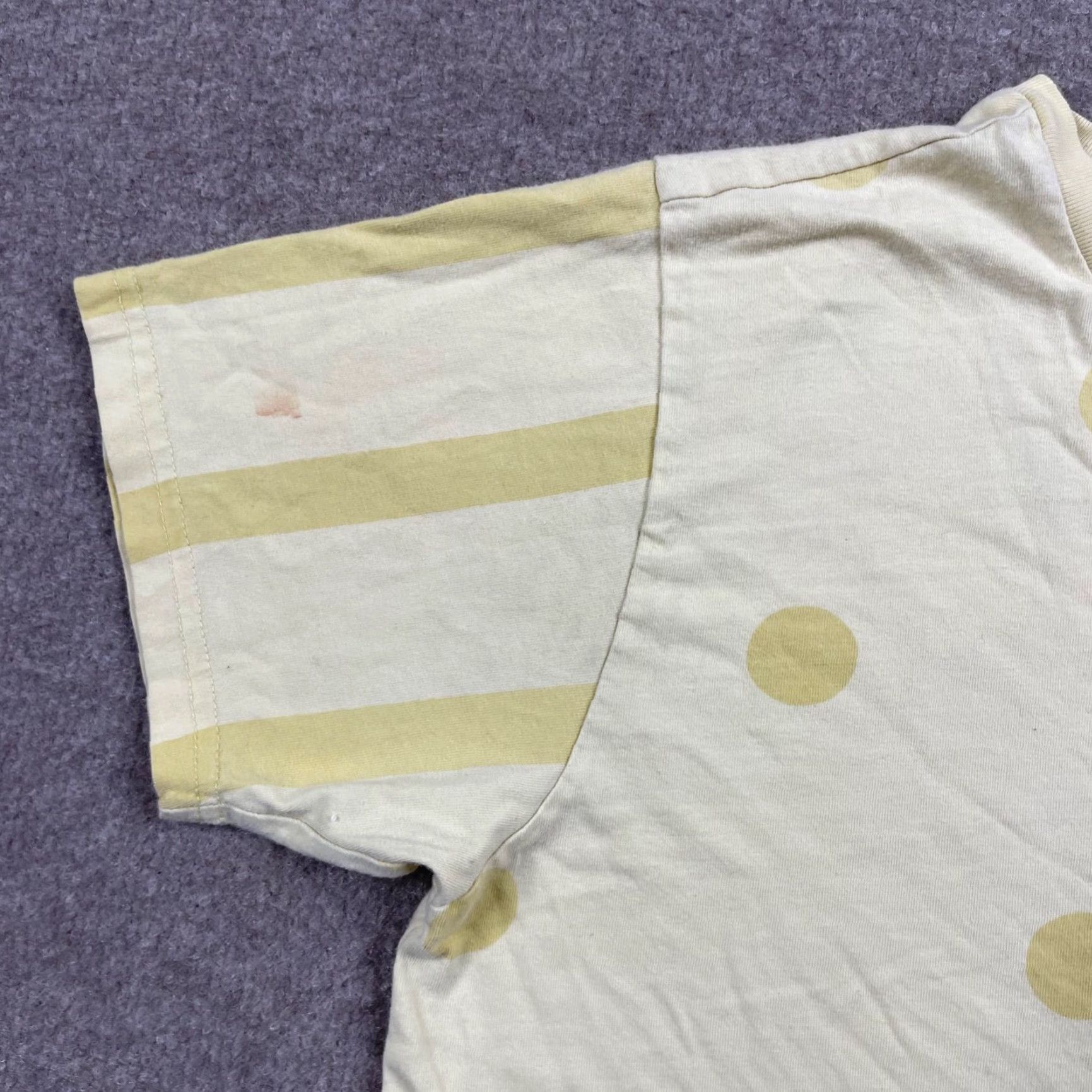 Pinko Pink Dolphin Shirt | T-Shirt | Men | M | Yellow Polka Dot AOP Short Sleeve Tee | Designer Colorful Streetwear Size US M / EU 48-50 / 2 - 5 Thumbnail