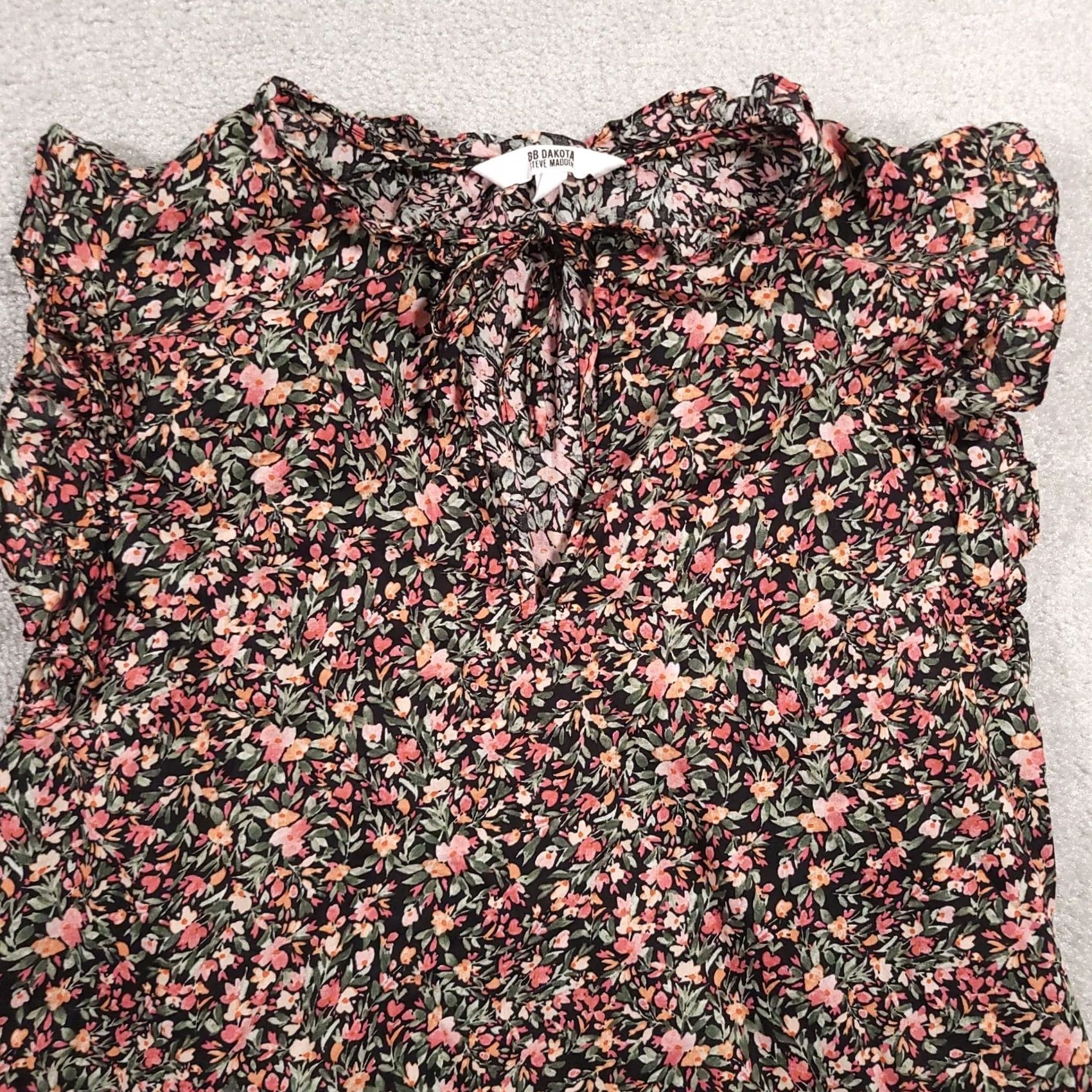 Steve Madden Steve Madden BB Dakota Tank Women's L Floral Boho Sleeveless Blouse Size L / US 10 / IT 46 - 3 Thumbnail