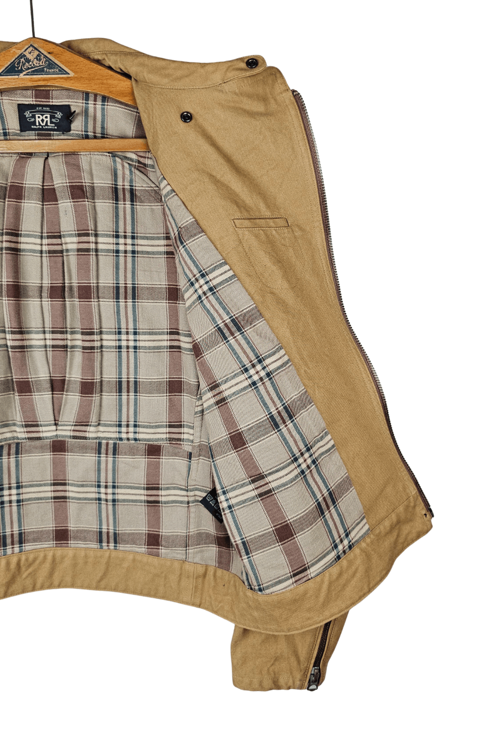 RRL Ralph Lauren RRL / Double RL Canvas Asym Moto Jacket - late-00s Size US M / EU 48-50 / 2 - 14 Thumbnail