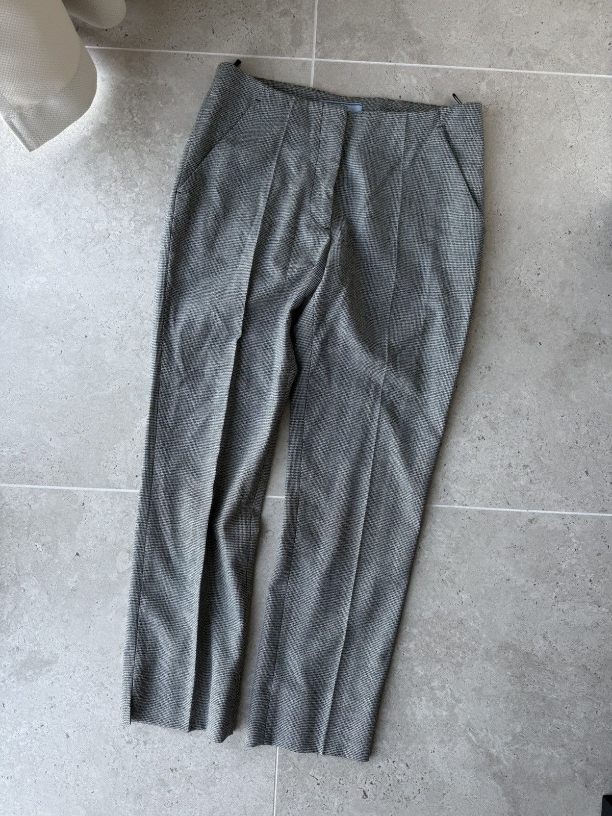 Prada Vintage Prada Classic Cotton Trousers Pants Size 26" / US 2 / IT 38 - 1 Thumbnail