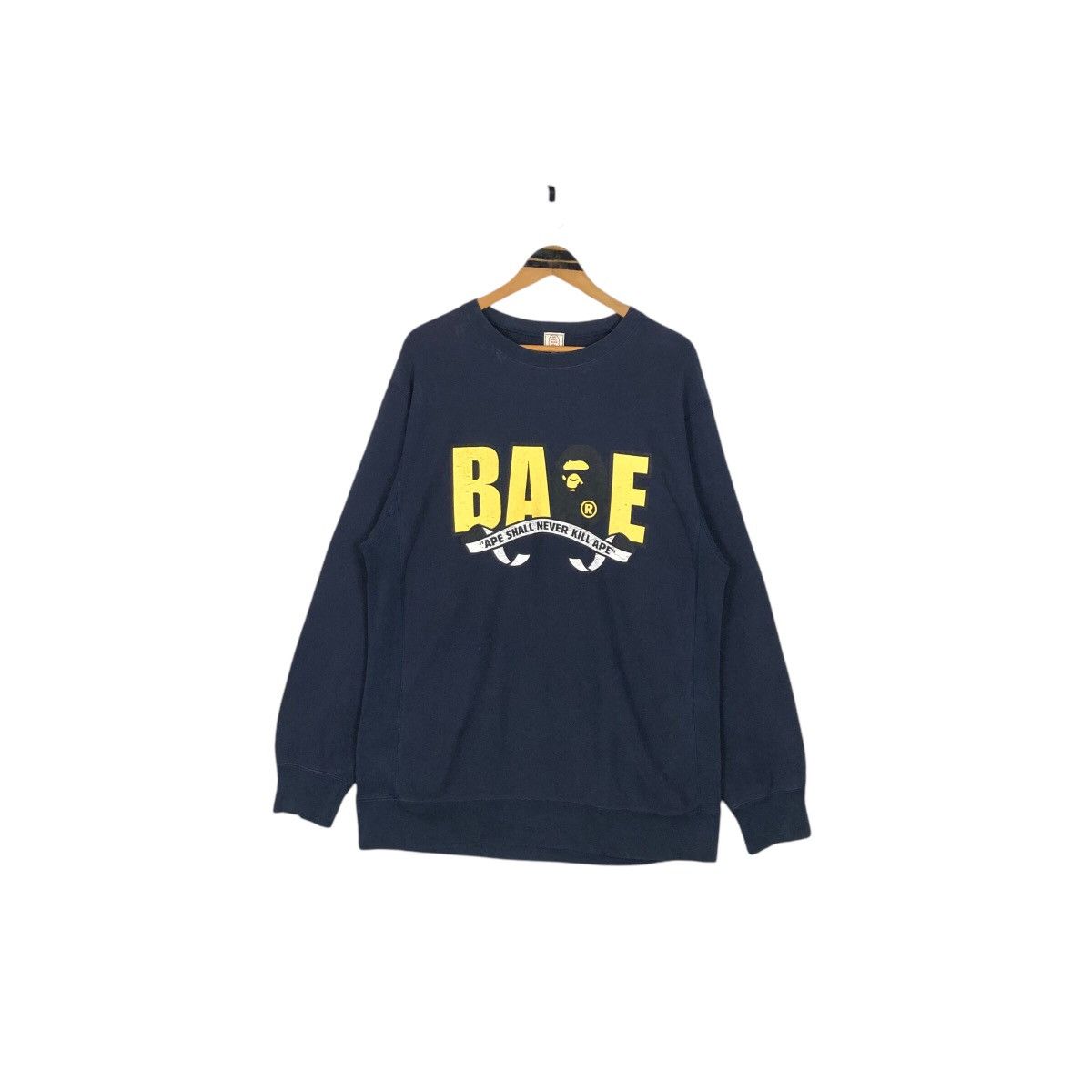 Bape Vintage A Bathing Ape Bape Crewneck Sweatshirt Size US L / EU 52-54 / 3 - 2 Thumbnail