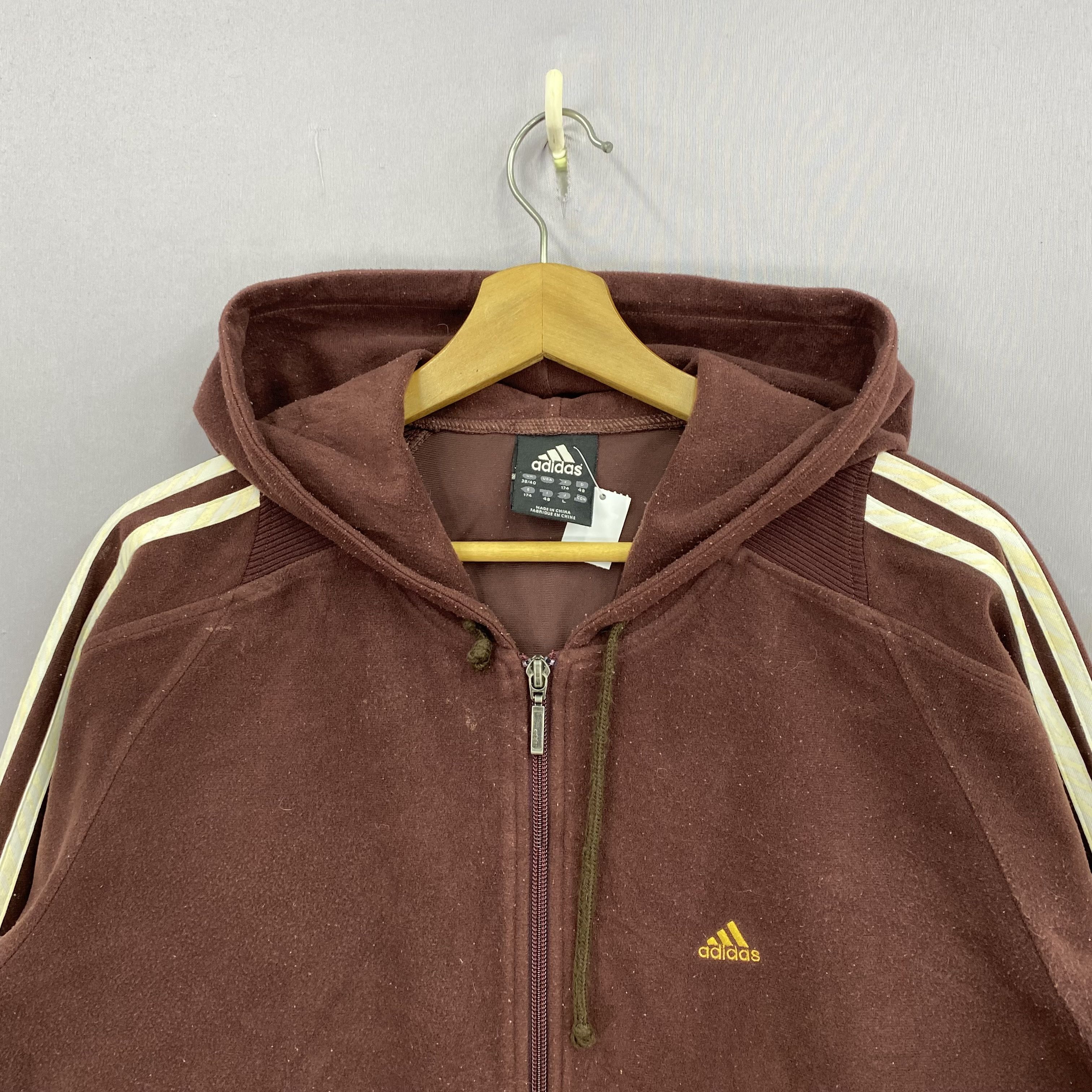 Adidas Vintage Y2K Adidas Sweater Zipper Hoodie Sweatshirt Size US M / EU 48-50 / 2 - 6 Thumbnail