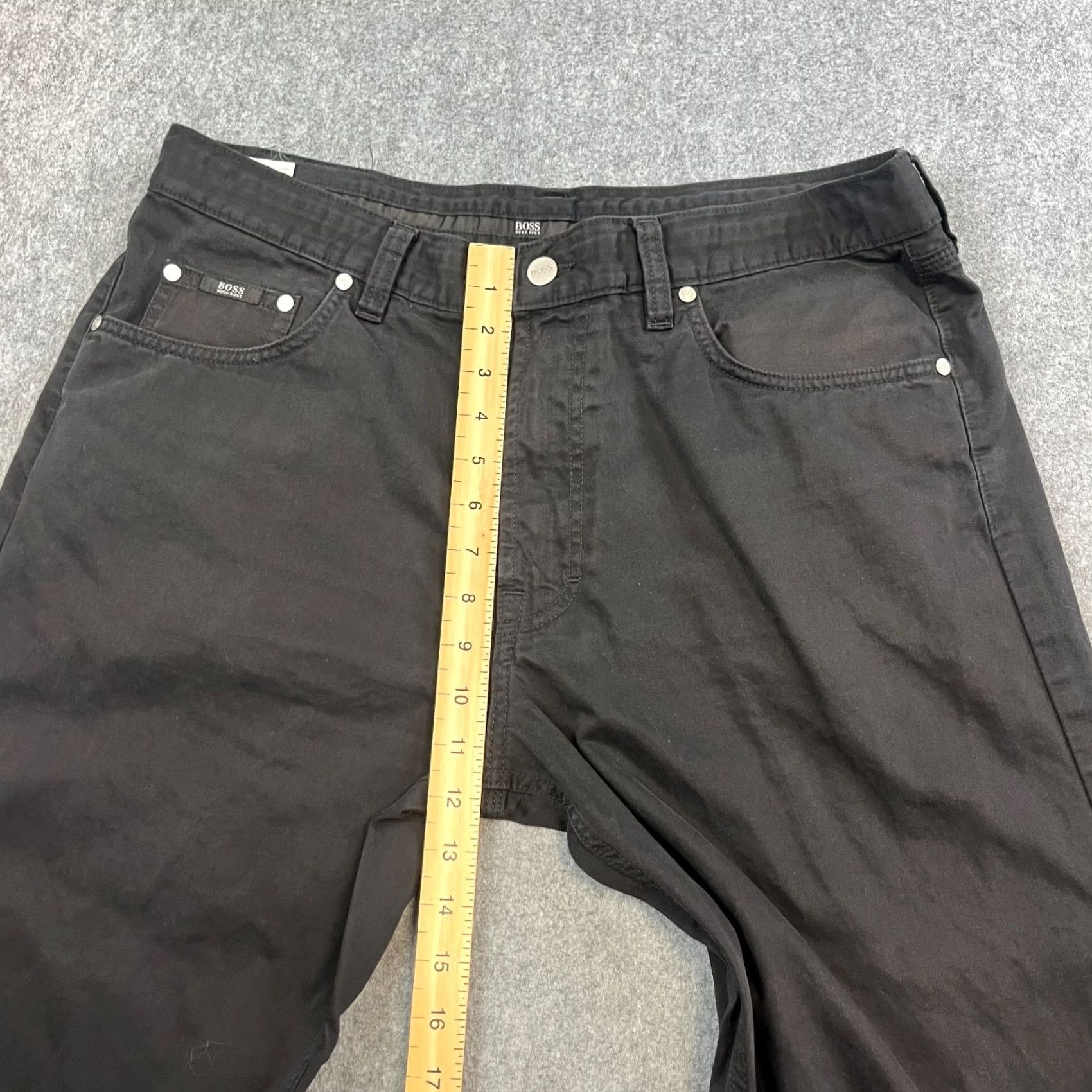 Hugo Boss HUGO BOSS Jeans Alabama Relaxed Straight 36 30 Black 100% Cotton Denim Men Jeans Baggy Comfort Pocket 5-Pocket Modern Wearable Vintage: No Size US 36 / EU 52 - 5 Thumbnail