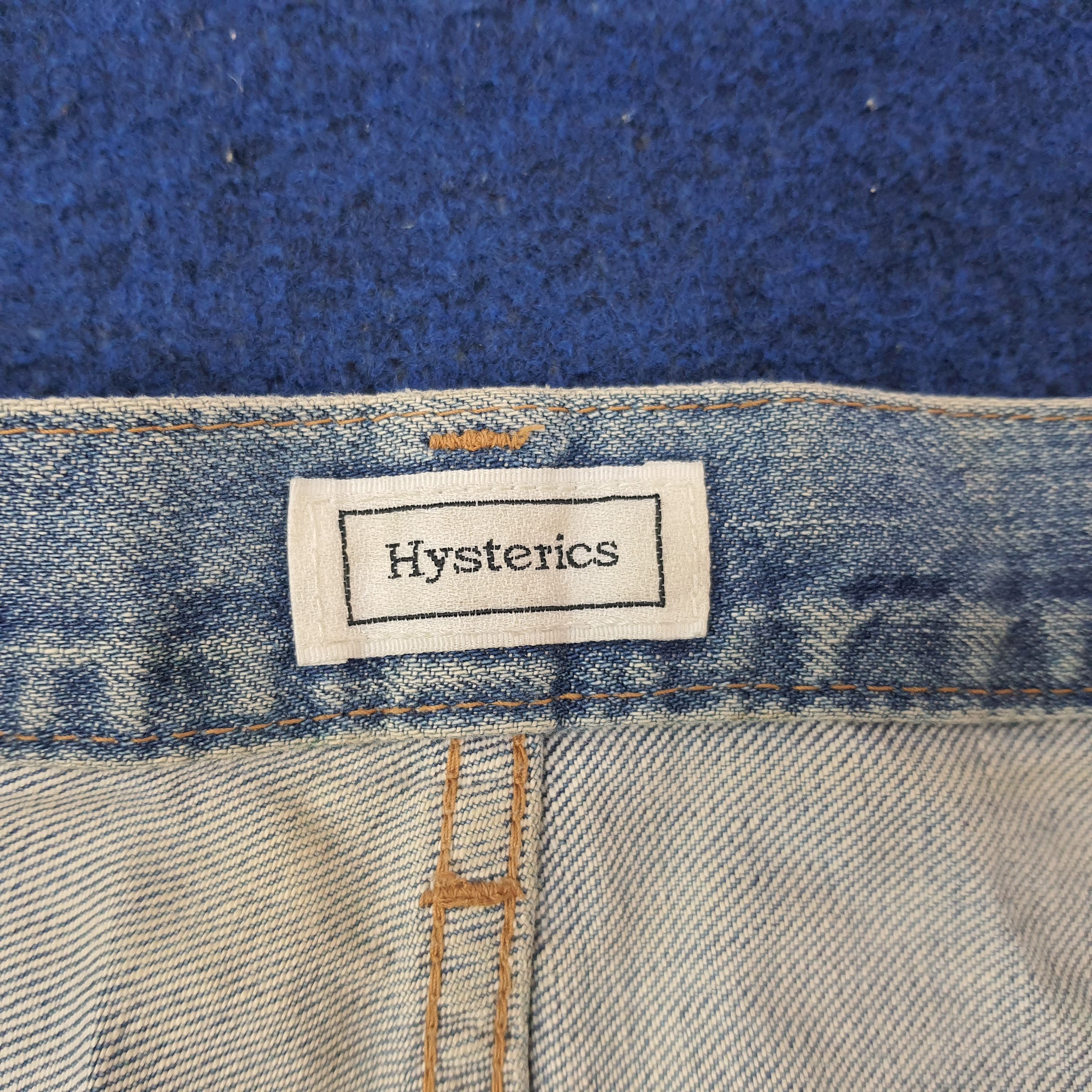 Hysteric Glamour Vintage Hysterics Raider Japan Custom Logo Jeans C258N6 Size US 27 - 7 Thumbnail