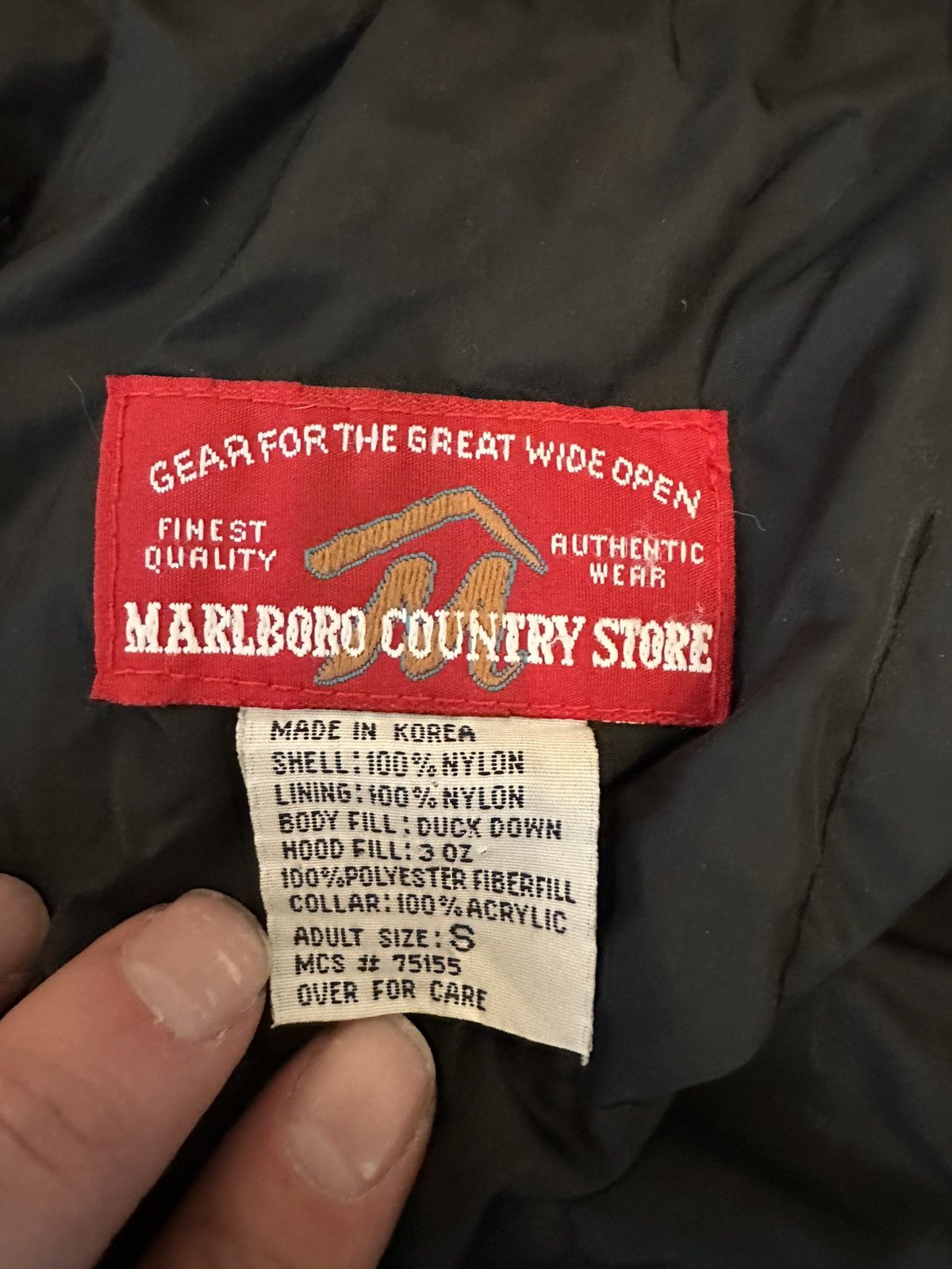 Marlboro VTG Marlboro Country Store Parka Jacket Mens Down-Sm-Flaws Size US S / EU 44-46 / 1 - 5 Thumbnail