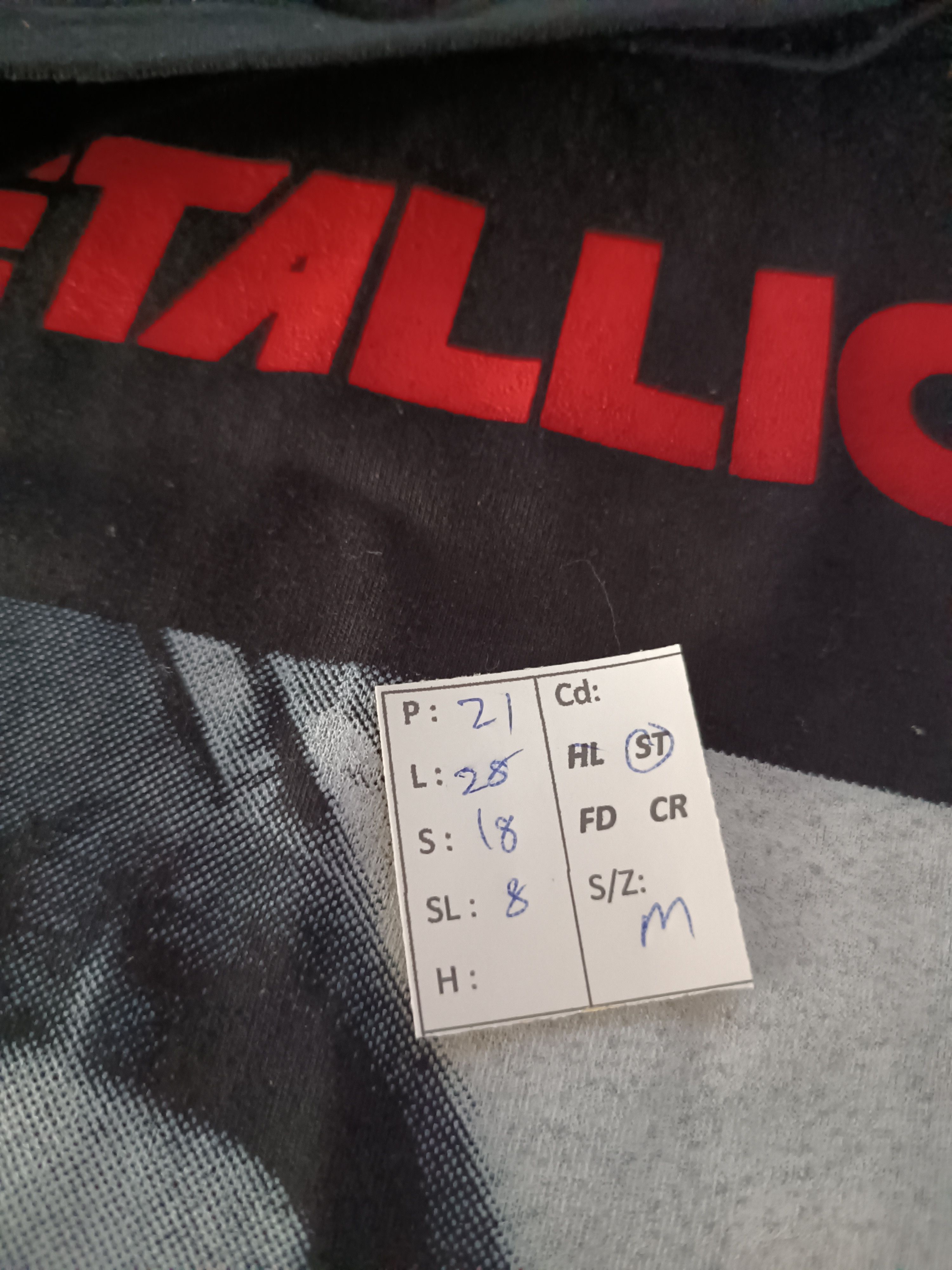 Band Tees VINTAGE METALLICA " CLIFF EM ALL" TEE megadeth anthrax Size US M / EU 48-50 / 2 - 14 Thumbnail
