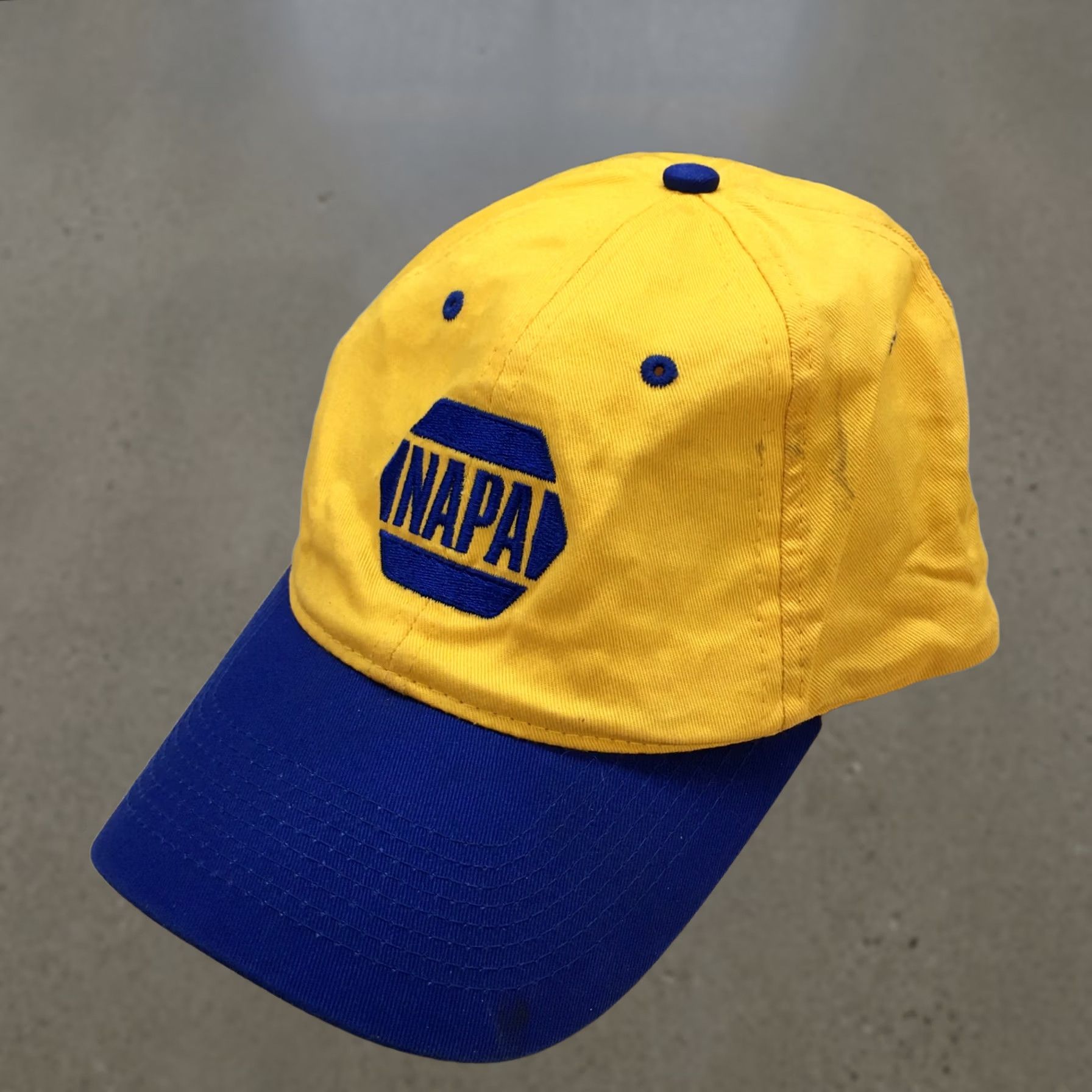 Logo 7 NAPA Baseball Hat Mens Yellow One Size Adjustable Embroidered Logo Size ONE SIZE - 1 Thumbnail
