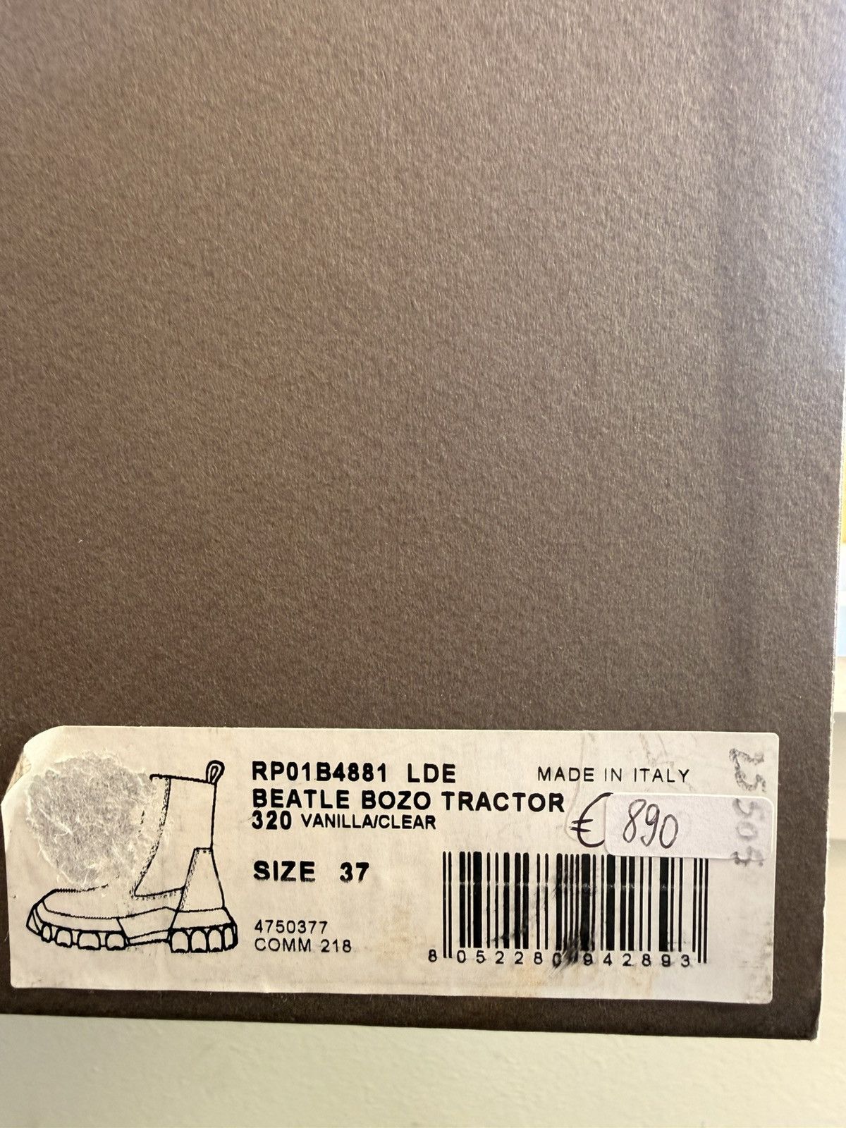 Rick Owens Rick owens beatle bozo Size US 6 / IT 36 - 8 Thumbnail