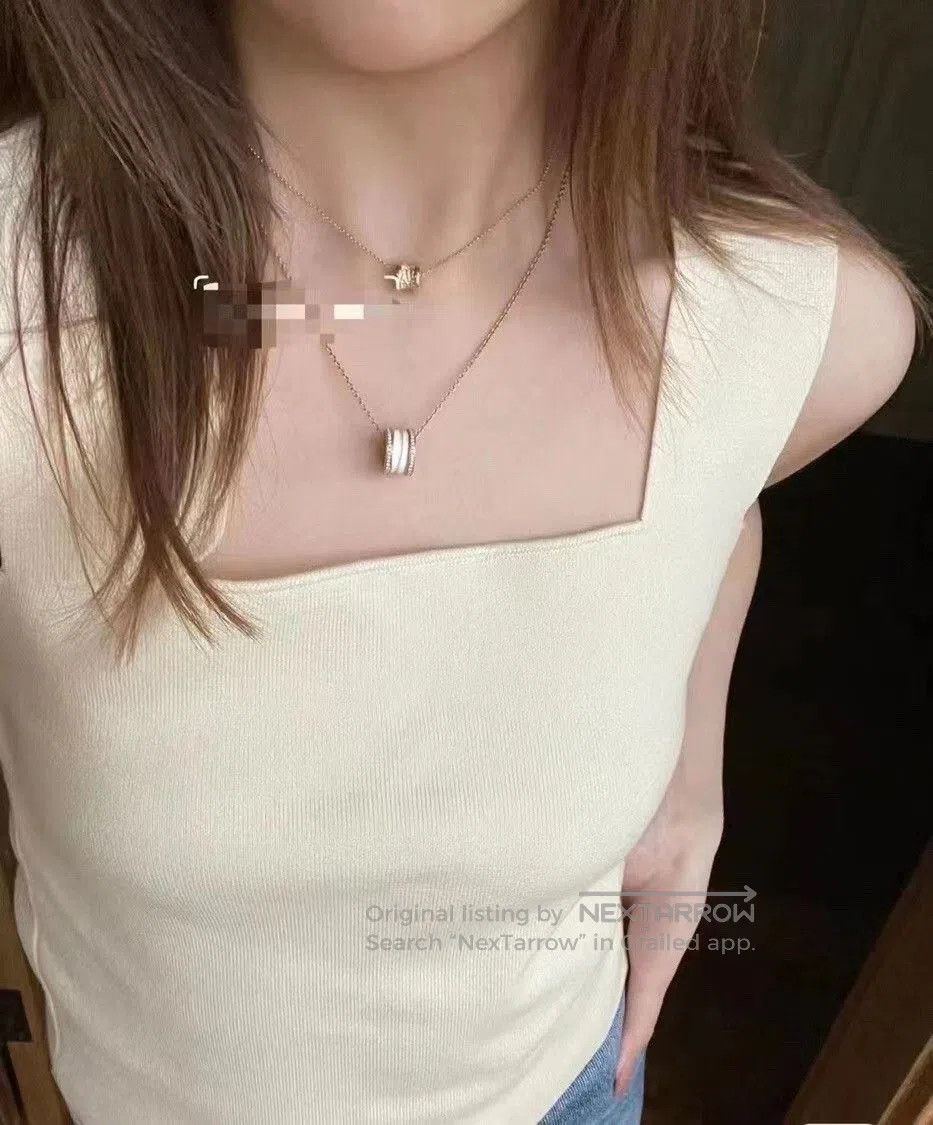 Bvlgari Bvlgari B.zero1 White Ceramic Necklace. Size ONE SIZE - 7 Thumbnail
