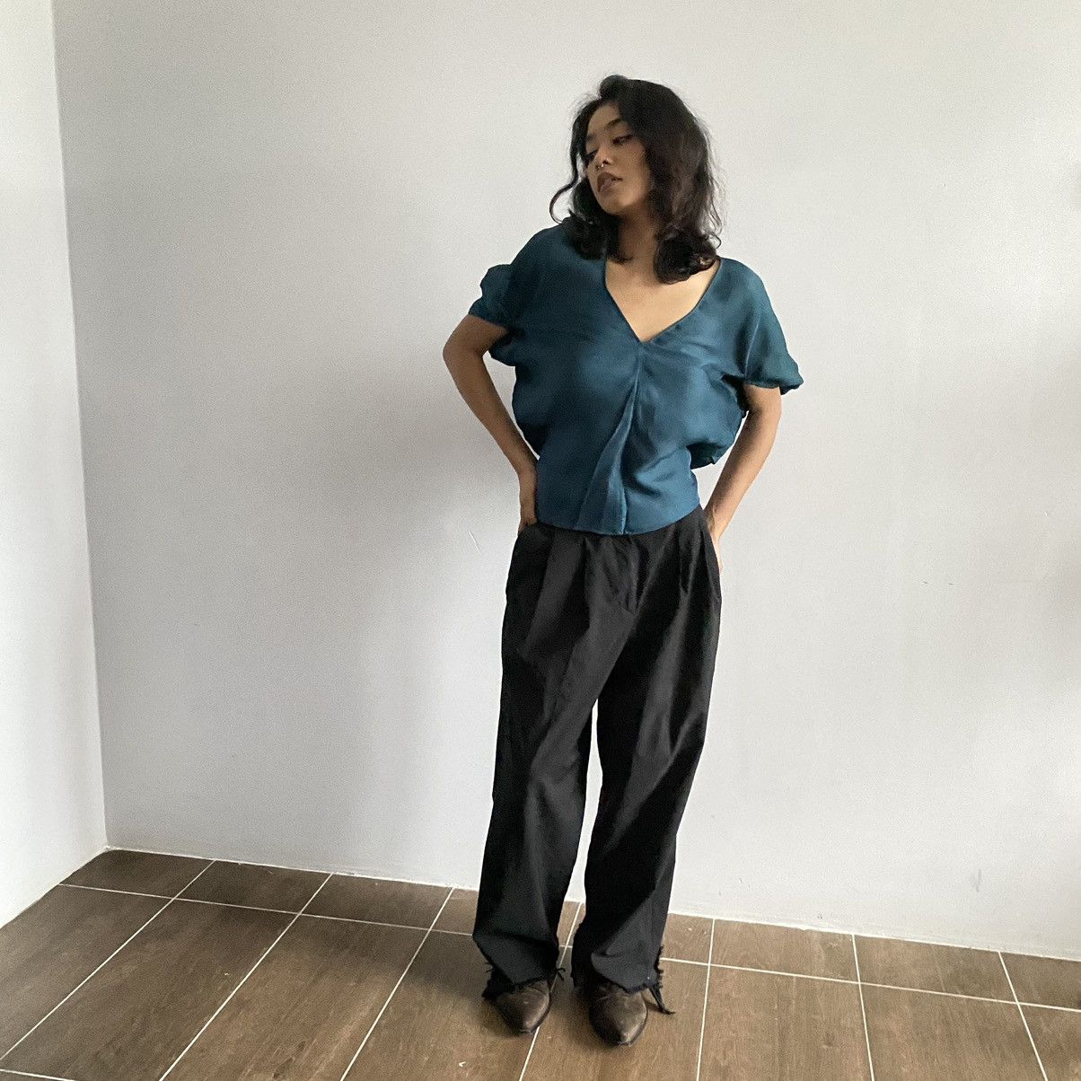 Yves Saint Laurent 2012 Resort Runway Yves Saint laurent silk top Size S / US 4 / IT 40 - 3 Thumbnail
