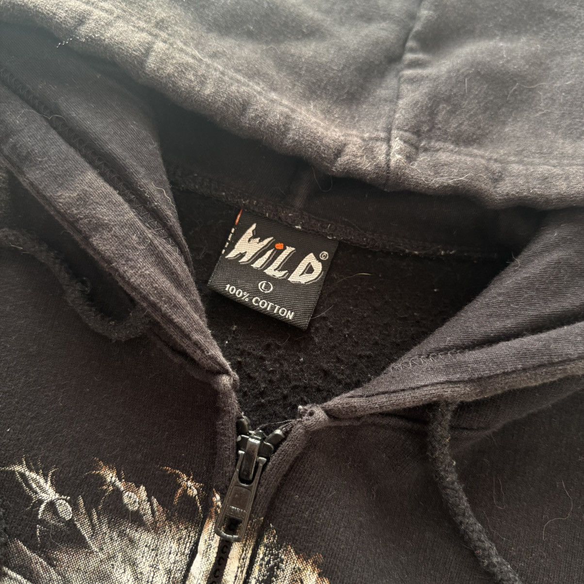 If Six Was Nine × Vintage Wild Vintage Indian Wolf Double Side Print Zip Hoodie Size US M / EU 48-50 / 2 - 10 Thumbnail
