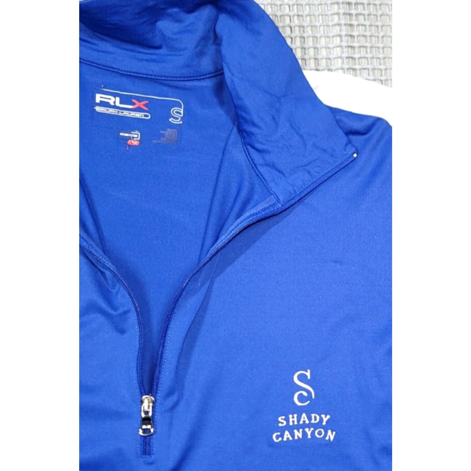 RLX Ralph Lauren RLX Ralph Lauren Shirt Mens S 1/4 Zip Royal Blue Golf Performance Mock Neck Logo Embroidered Jersey Nylon/Polyester Athletic Zip Size US S / EU 44-46 / 1 - 4 Thumbnail