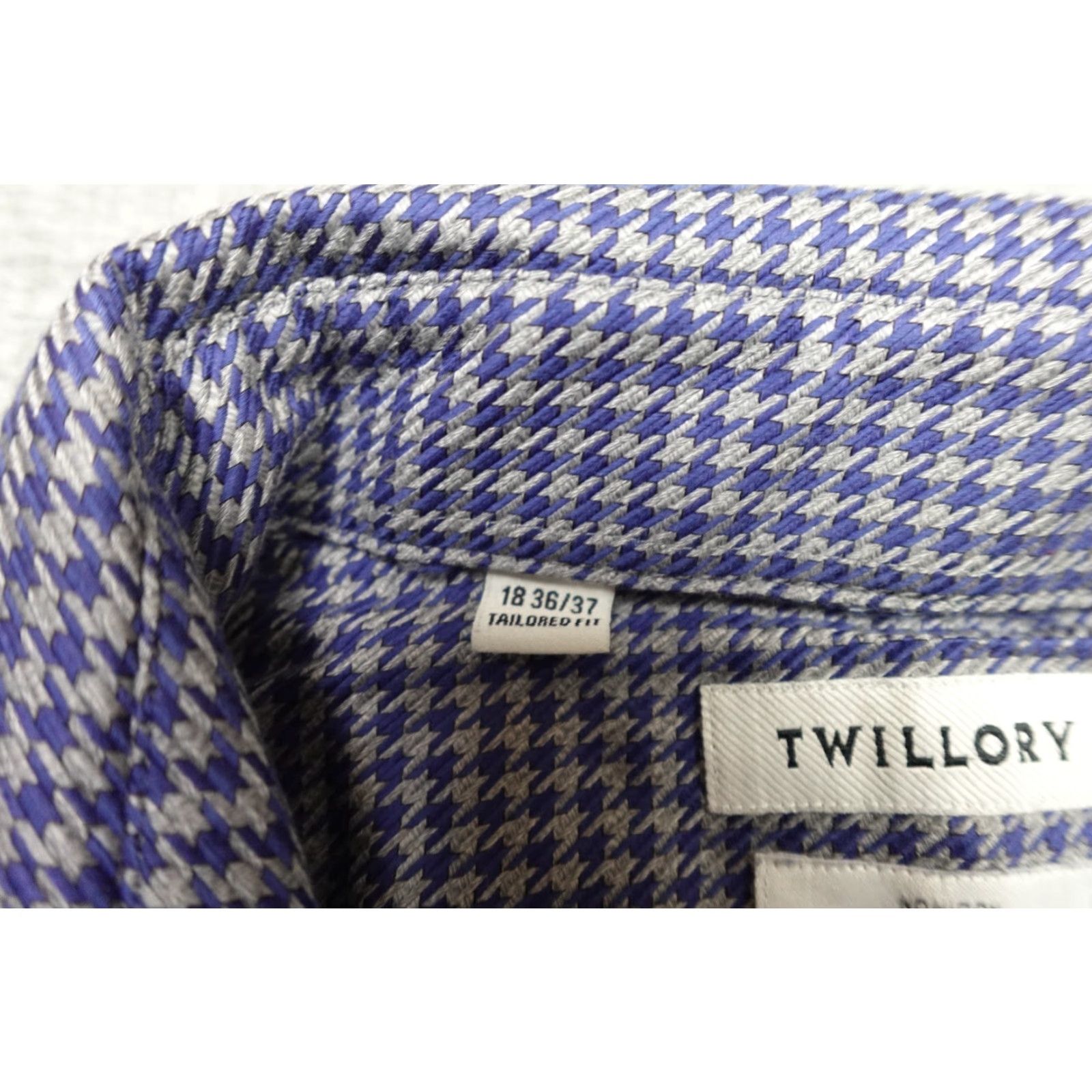 Vintage Twillory Button-Front Shirt Mens 2XL Blue Cotton Blend Plaid Button-Up Casual Long Sleeve Size US XXL / EU 58 / 5 - 5 Thumbnail