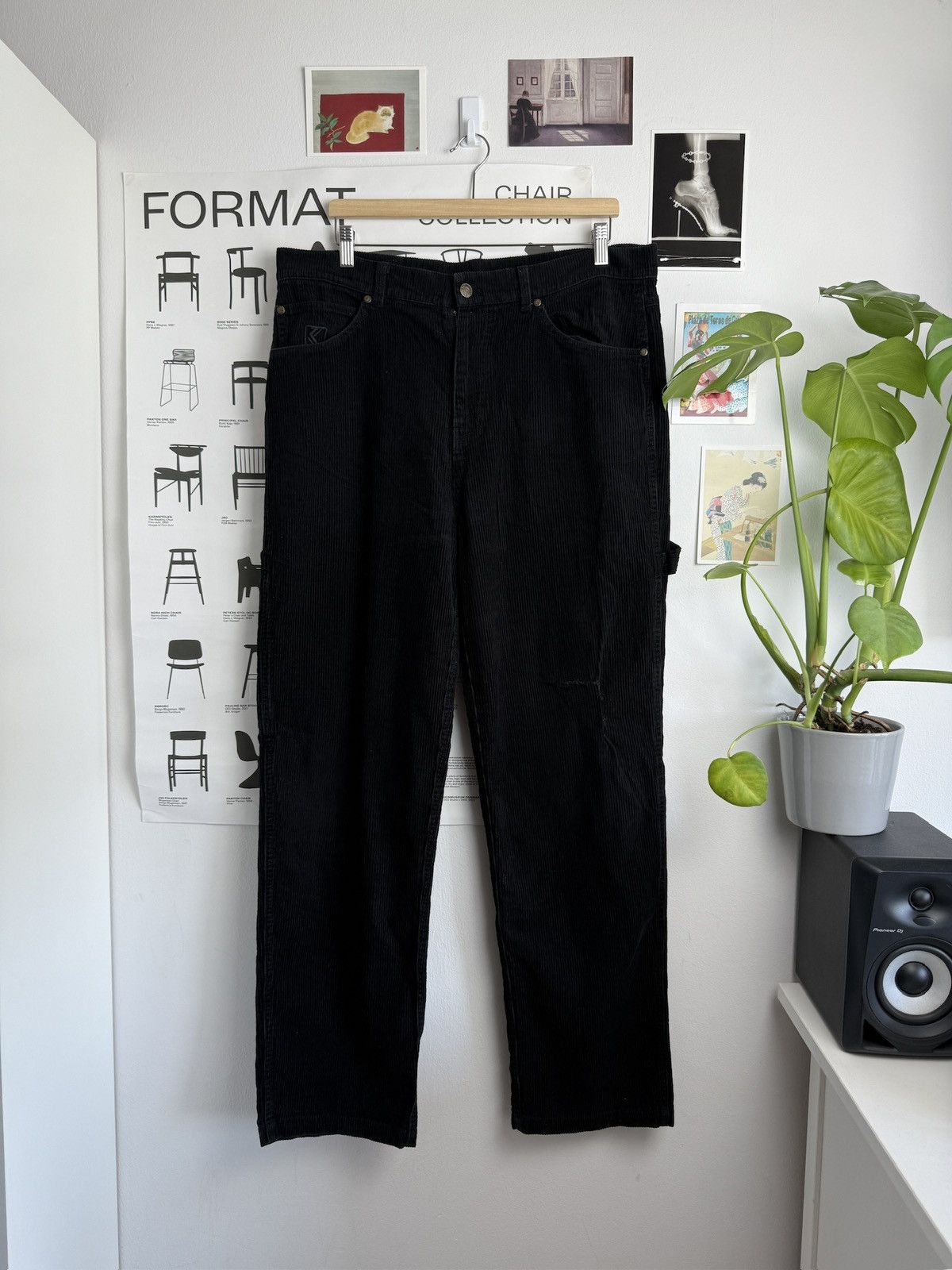 Karl Kani × Vintage Vintage y2k Karl Kani corduroy baggy carpenter pants L skate Size US 36 / EU 52 - 2 Thumbnail