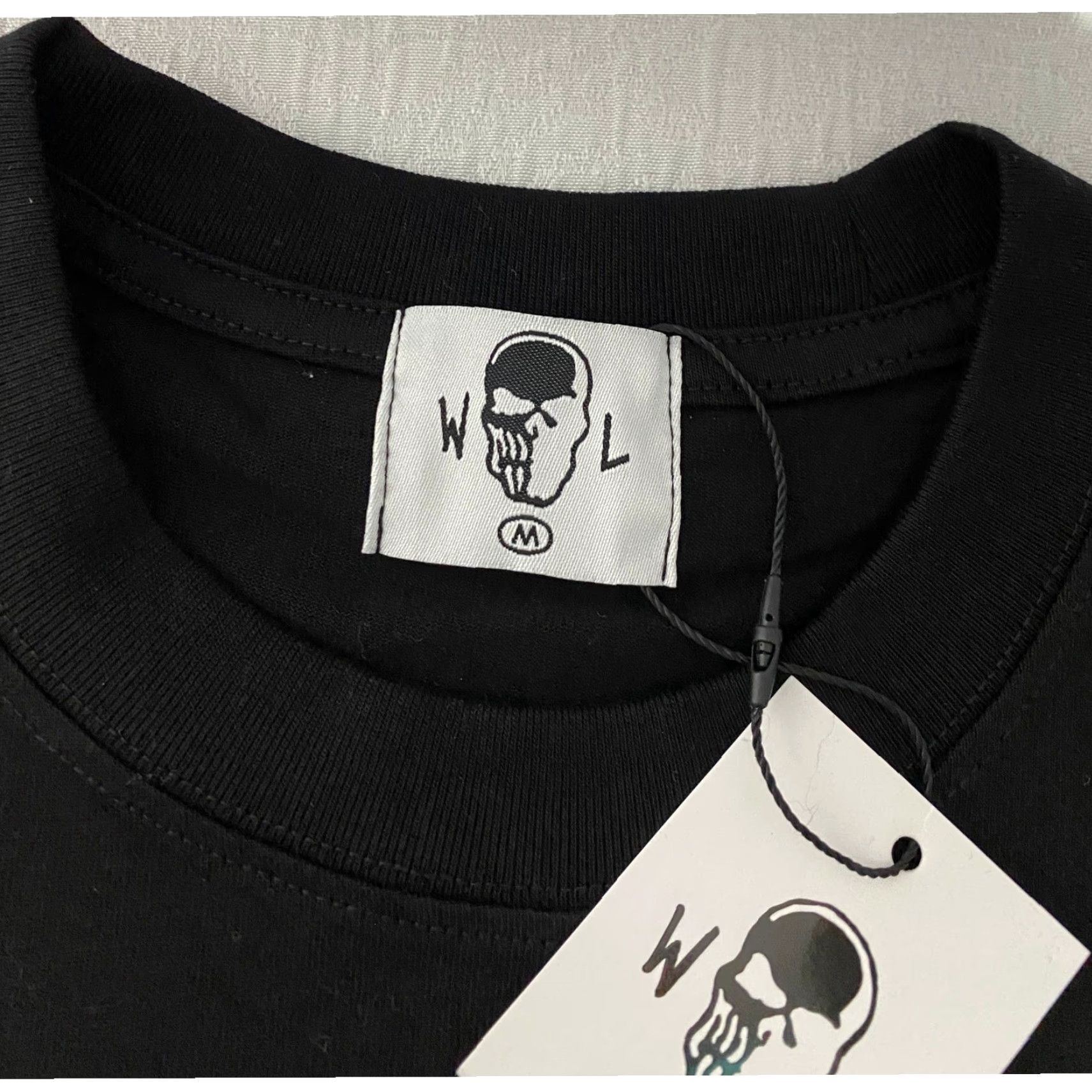 Warren Lotas Warren Lotas Skull Graphic T Shirt Brooklyn USA Made in USA Mens Medium Black Cotton Crew Neck Graphic Print Logo Short Sleeve Size US M / EU 48-50 / 2 - 3 Thumbnail