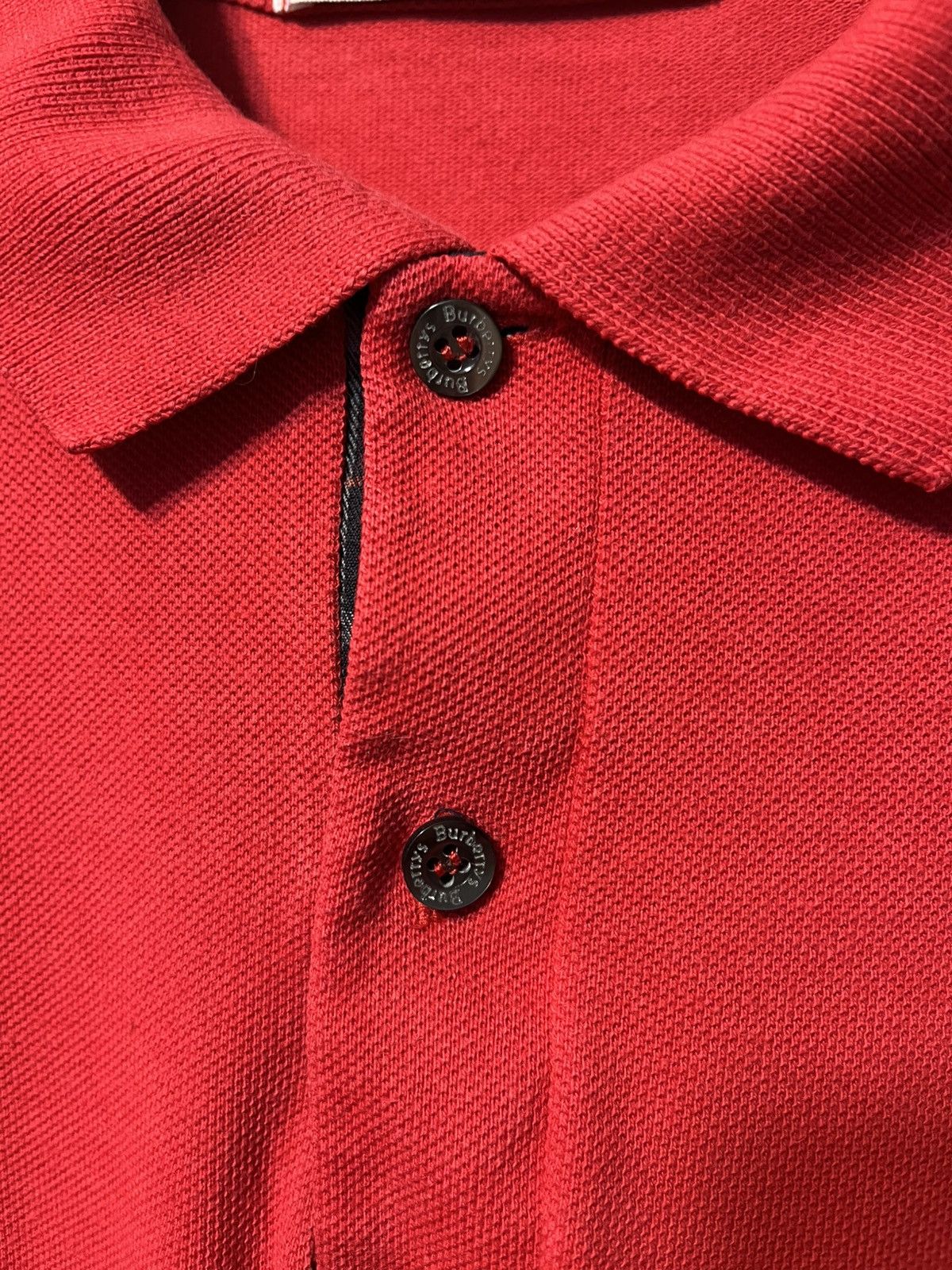 Burberry × Vintage Burberry’s Vintage Men’s Red Cotton Polo Shirt Size M Size US M / EU 48-50 / 2 - 4 Thumbnail