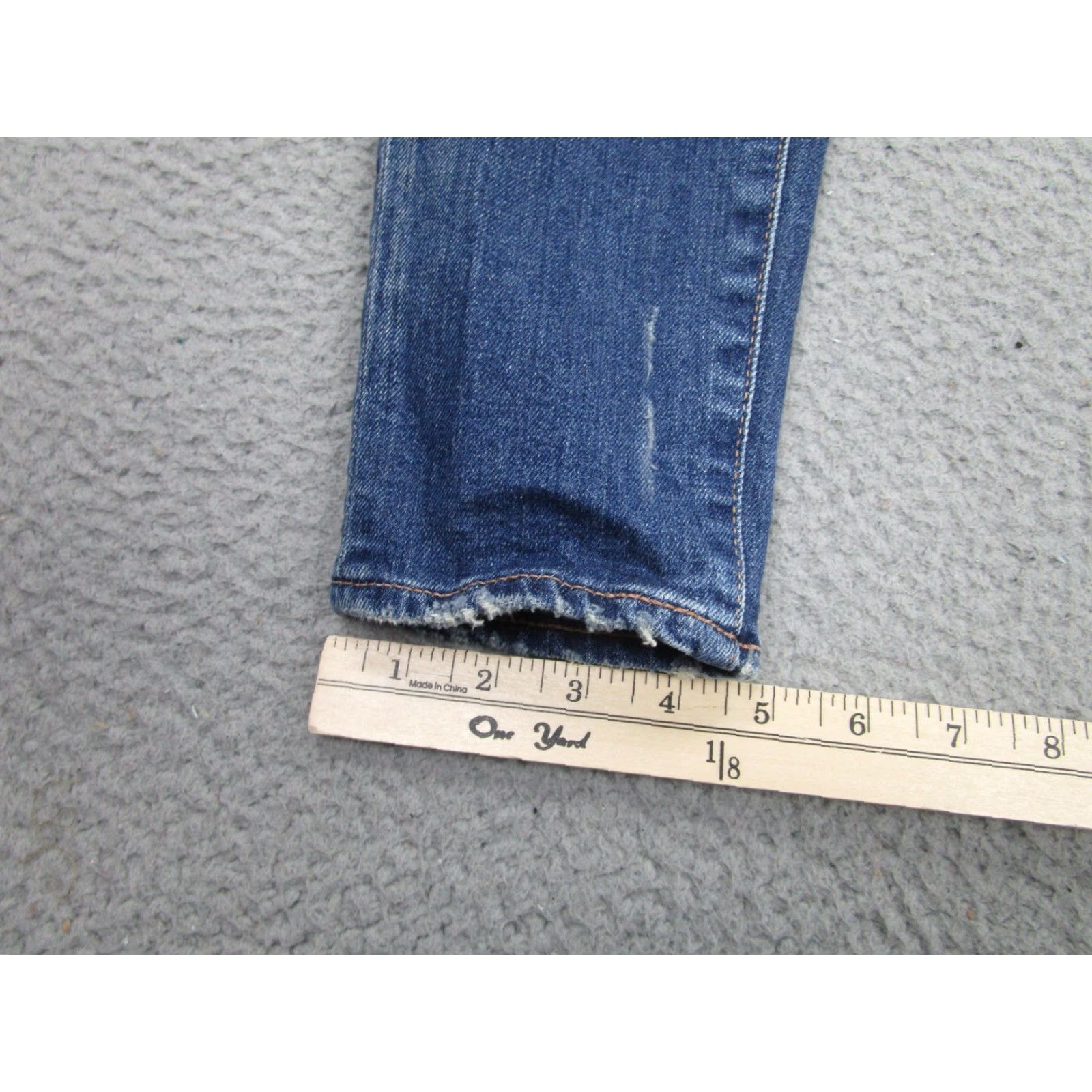 MOUSSY Moussy Vintage Jeans Womens 24 Blue Skinny Distressed Denim Made In Japan Size 42" / US 20 - 3 Thumbnail